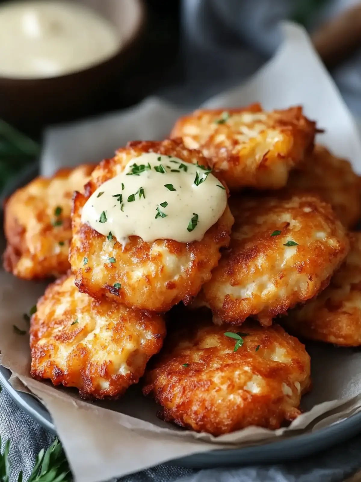 Crispy Cheesy Chicken Fritters: The Ultimate Weeknight Treat 3 Crispy Cheesy Chicken Fritters