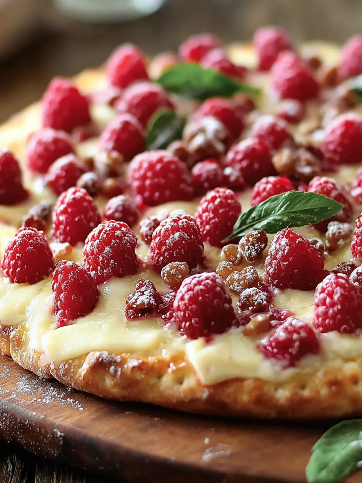 Raspberry Brie Dessert Pizza: A Gourmet Treat You’ll Love 2 Raspberry Brie Dessert Pizza