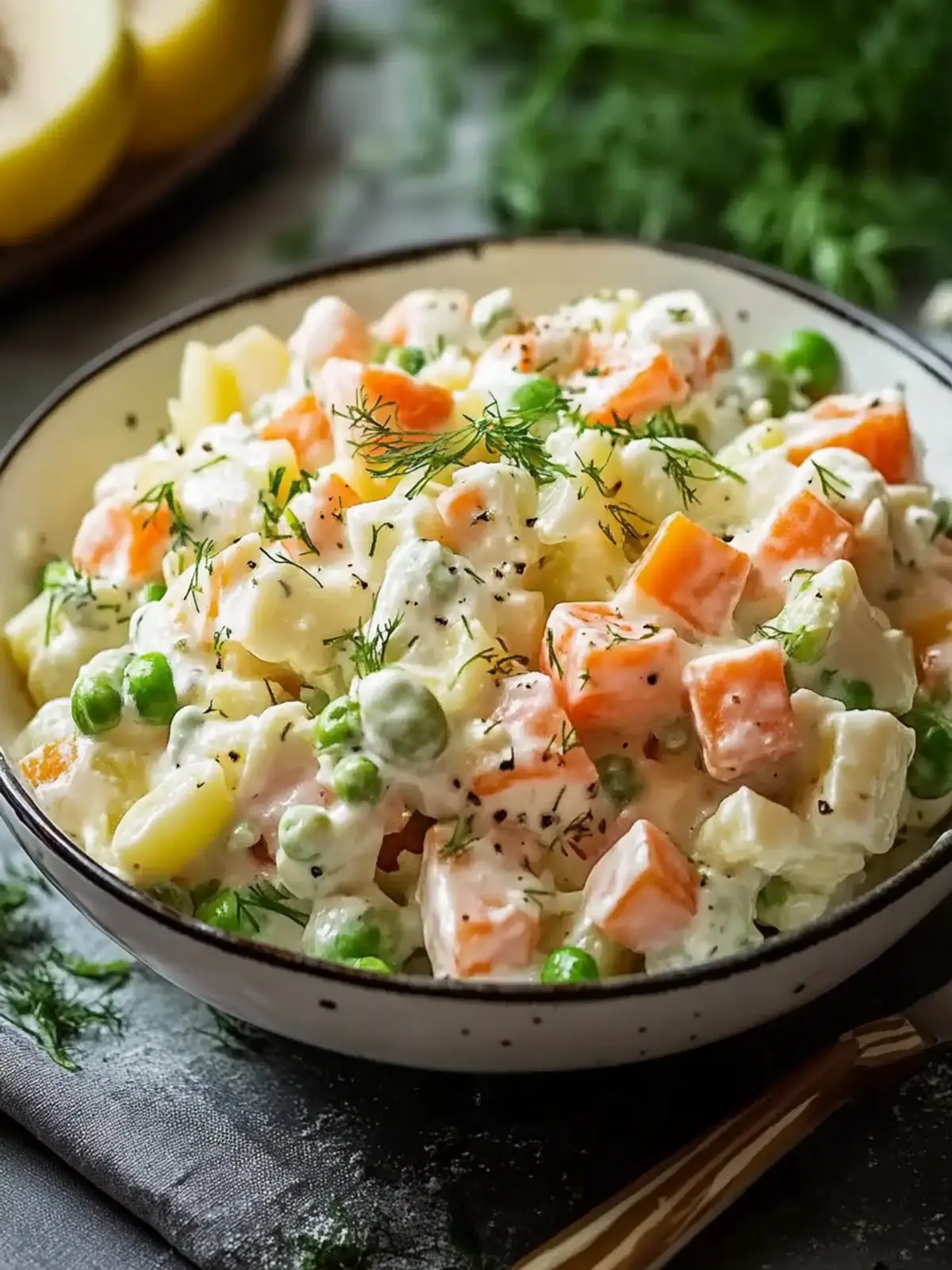 Delicious Authentic Russian Salad Olivye You’ll Love to Make 4 Authentic Russian Salad ‘Olivye’