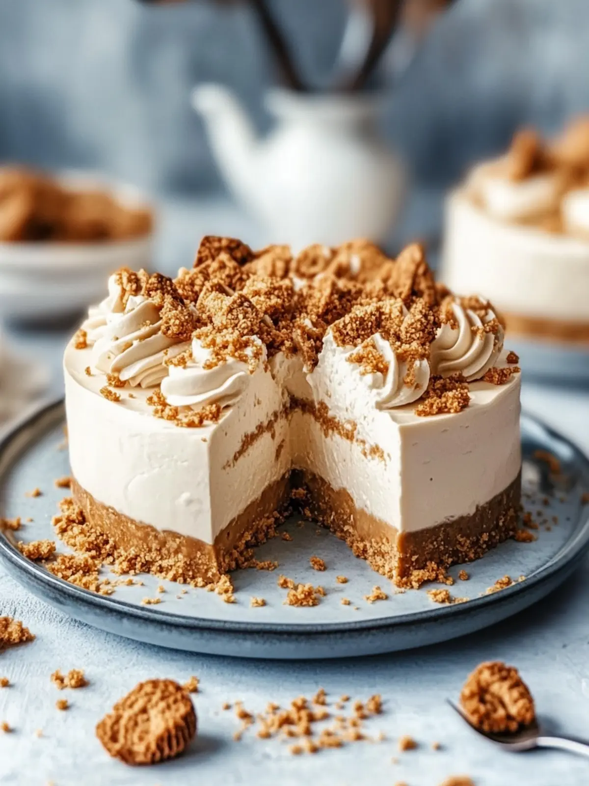 Heavenly No Bake Biscoff Cheesecake You’ll Crave Forever 3 Heavenly No Bake Biscoff Cheesecake