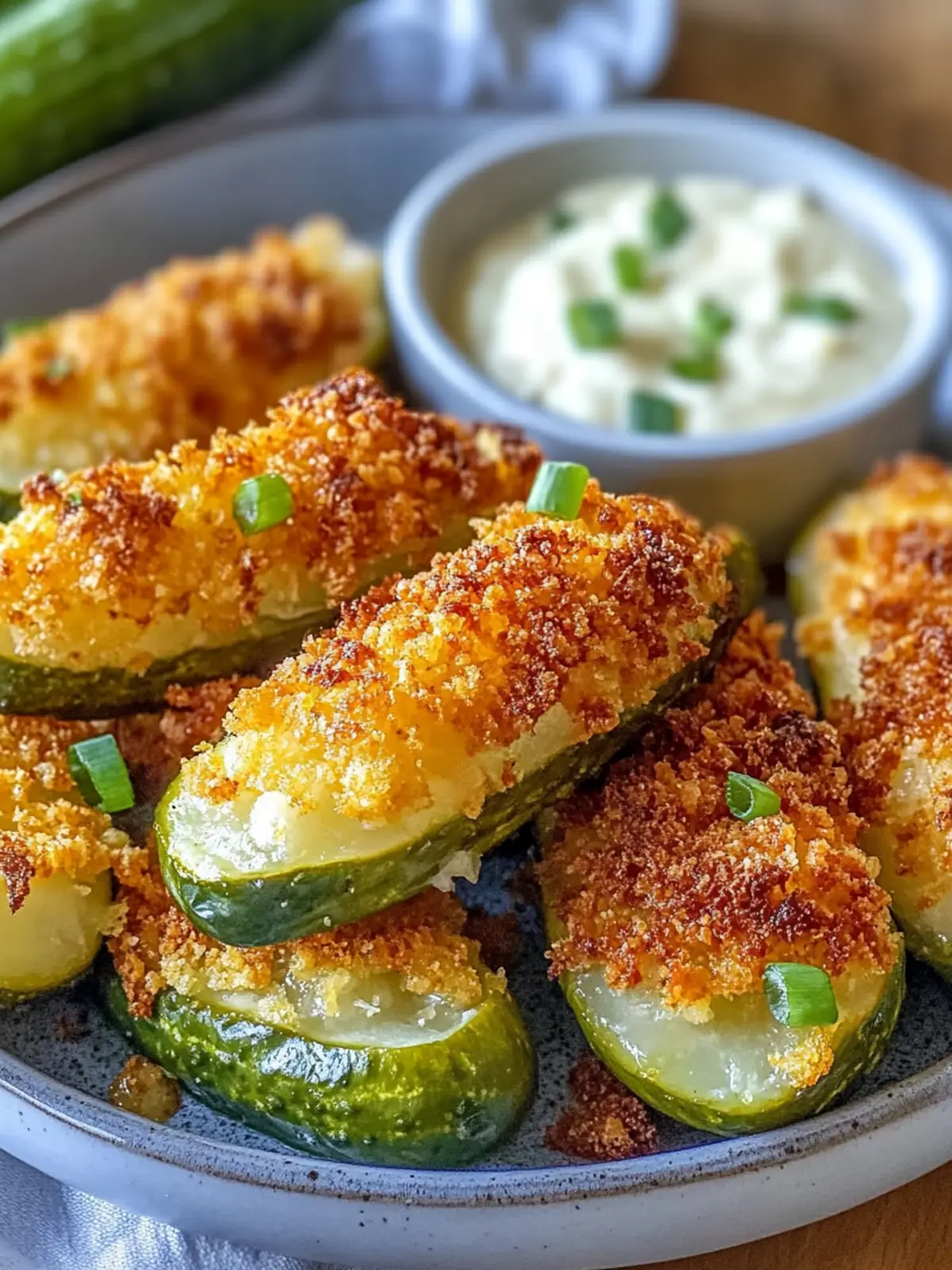 Air Fryer Stuffed Pickles: Crispy Keto Snack Delight 4 Air Fryer Stuffed Pickles