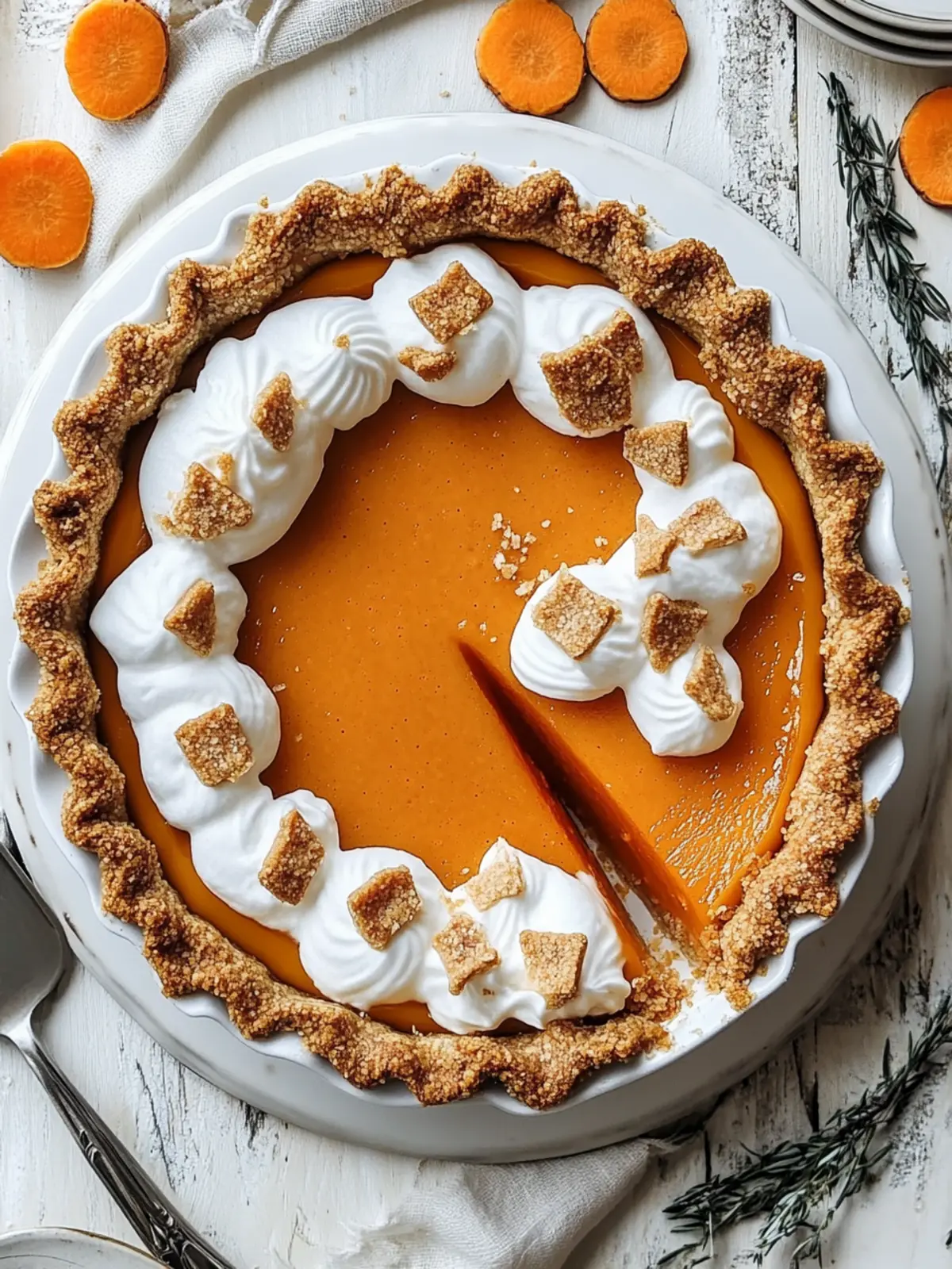 Honey Carrot Pie with Biscoff Crust: A Sweet Twist on Tradition 2 Honey Carrot Pie with Biscoff Crust