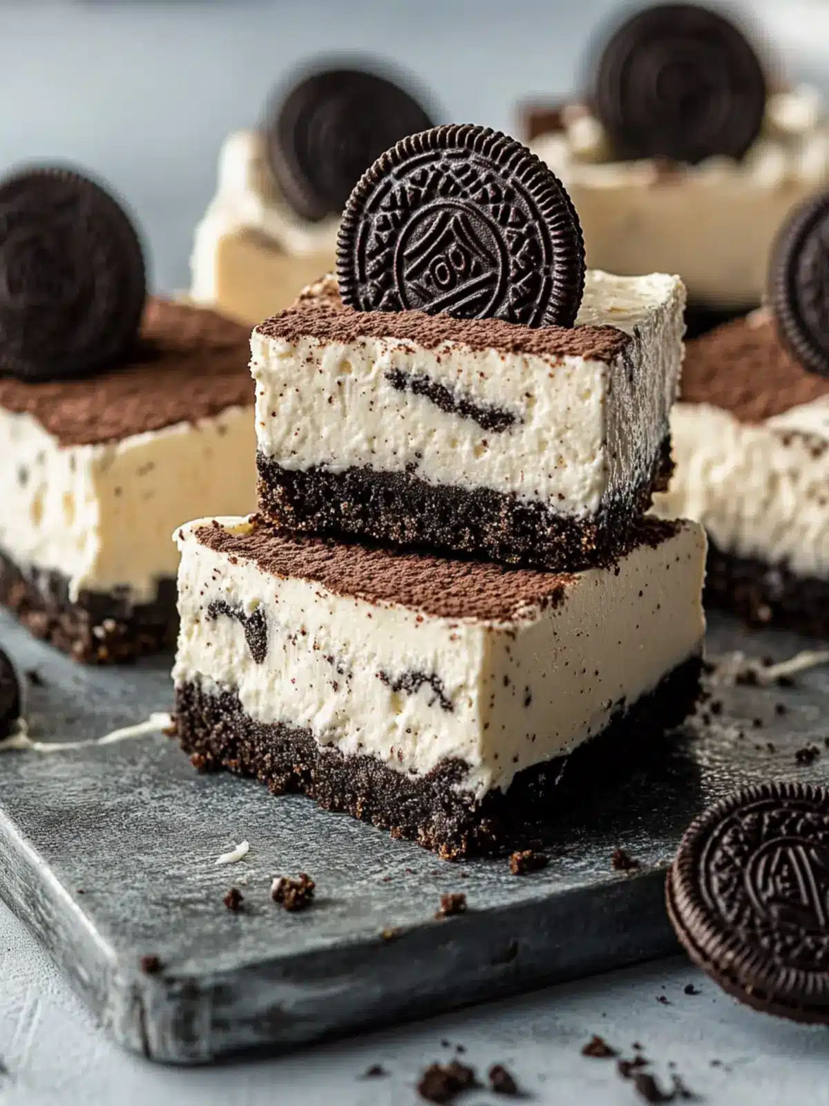Decadent No-Bake Oreo Cheesecake Bars Your Guests Will Love 4 No-Bake Oreo Cheesecake Bars
