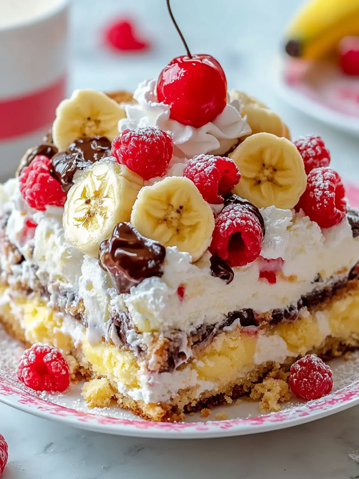 Irresistible Banana Split Dump Cake for Sweet Memories 4 Banana Split Dump Cake