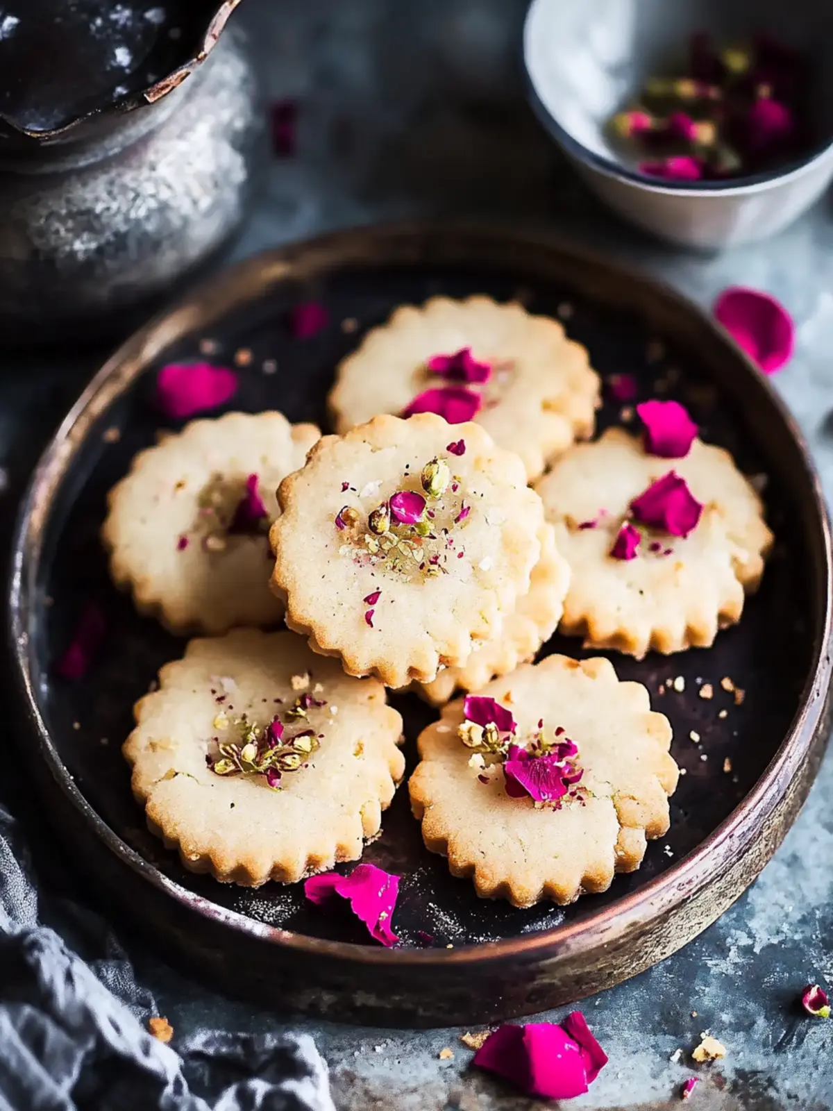 Delicious Persian Love Cookies with Cardamom and Rose Water 4 Persian Love Cookies