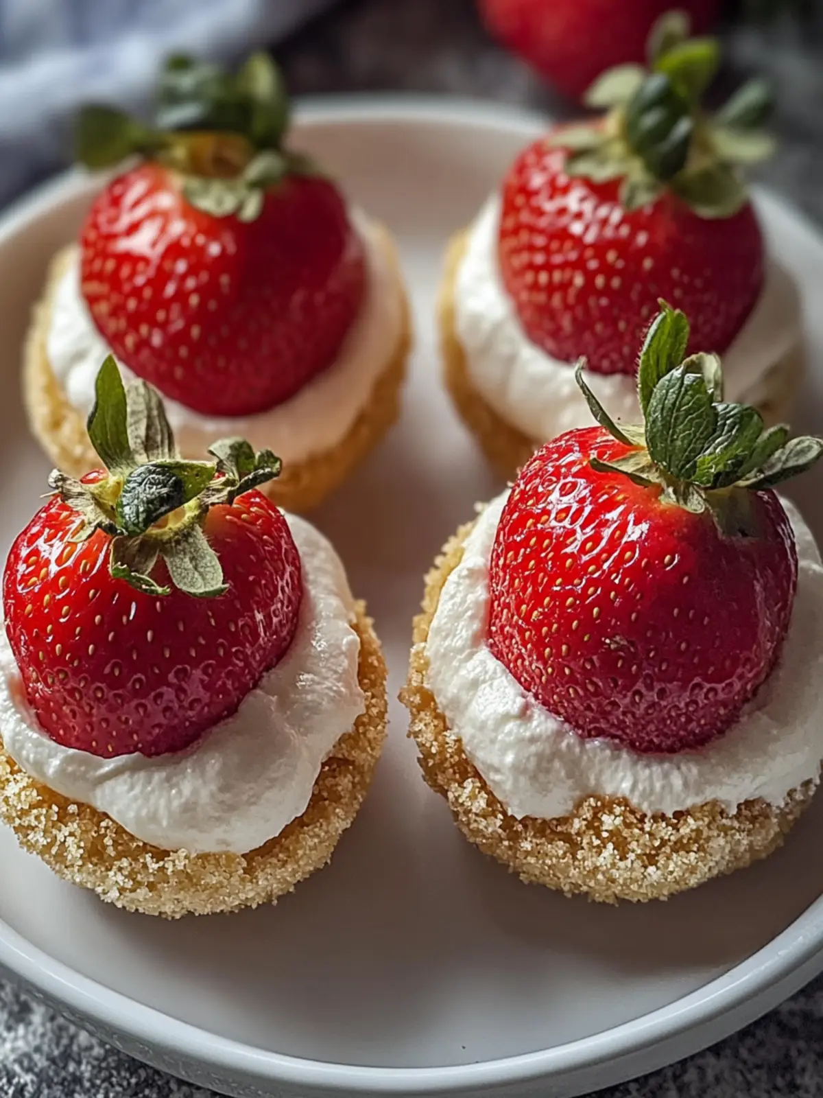 Cheesecake Stuffed Strawberries: Fresh, Indulgent Delight 2 Cheesecake Stuffed Strawberries