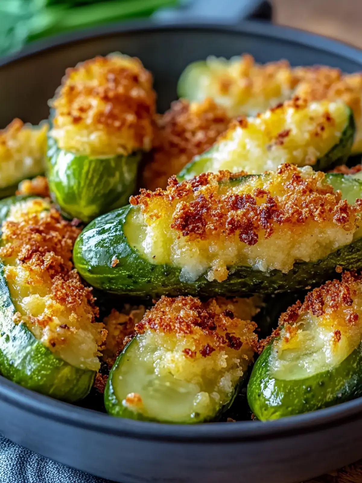 Air Fryer Stuffed Pickles: Crispy Keto Snack Delight 5 Air Fryer Stuffed Pickles