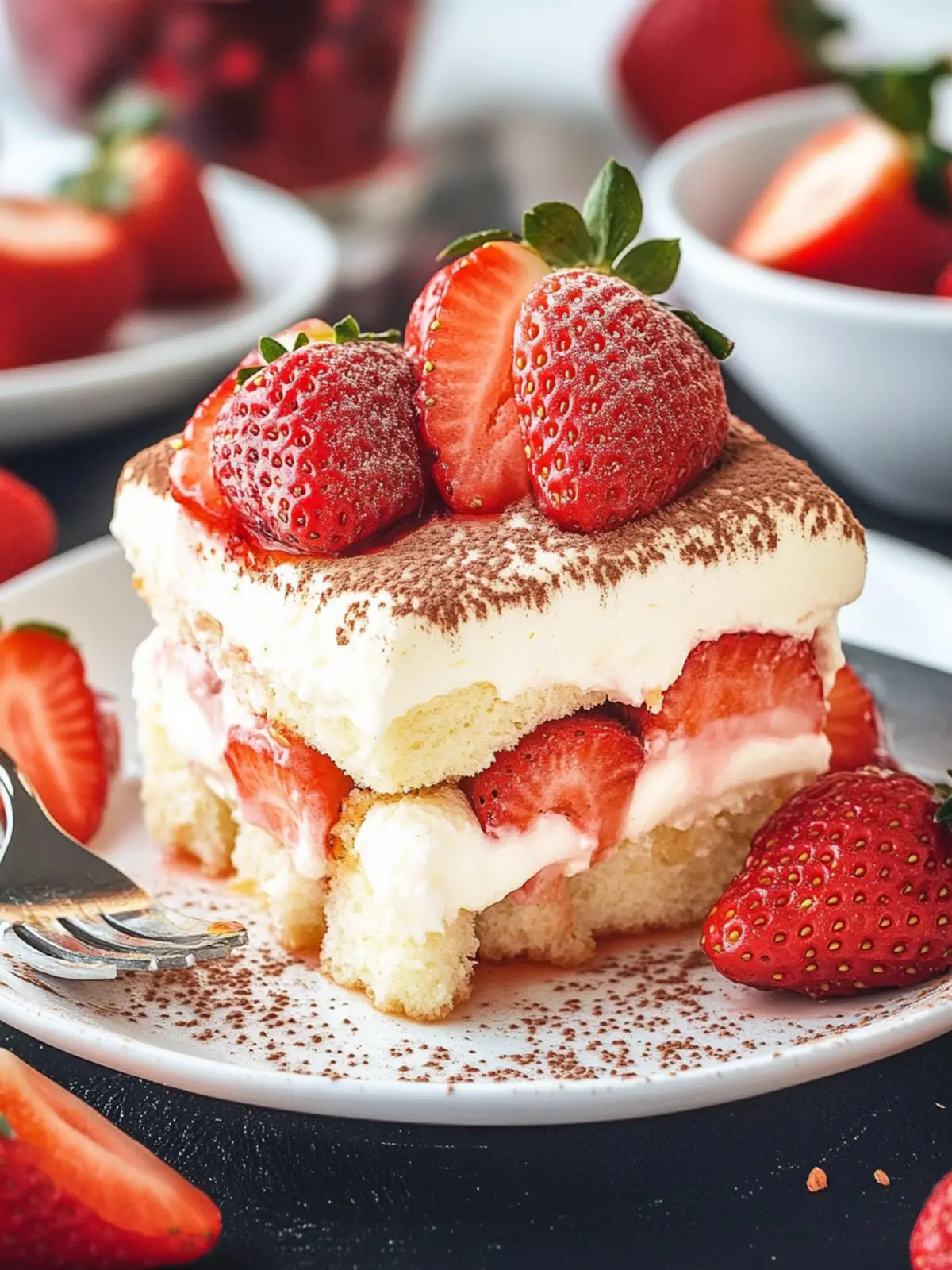 Delicious Strawberry Tiramisu: No-Bake Bliss for Summer 4 Strawberry Tiramisu
