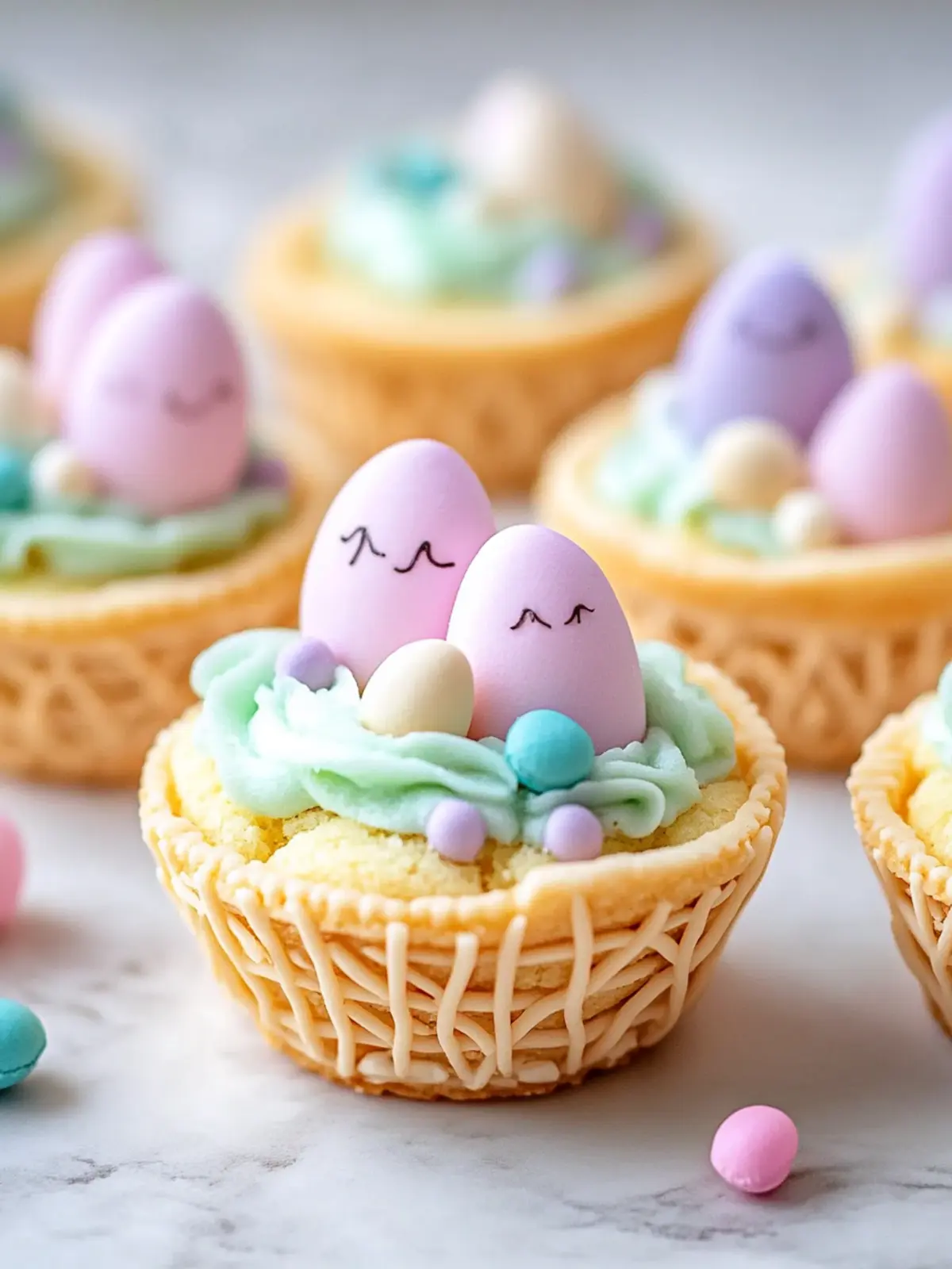 Easter Basket Sugar Cookie Cups Your Sweet Holiday Delight 5 Easter Basket Sugar Cookie Cups