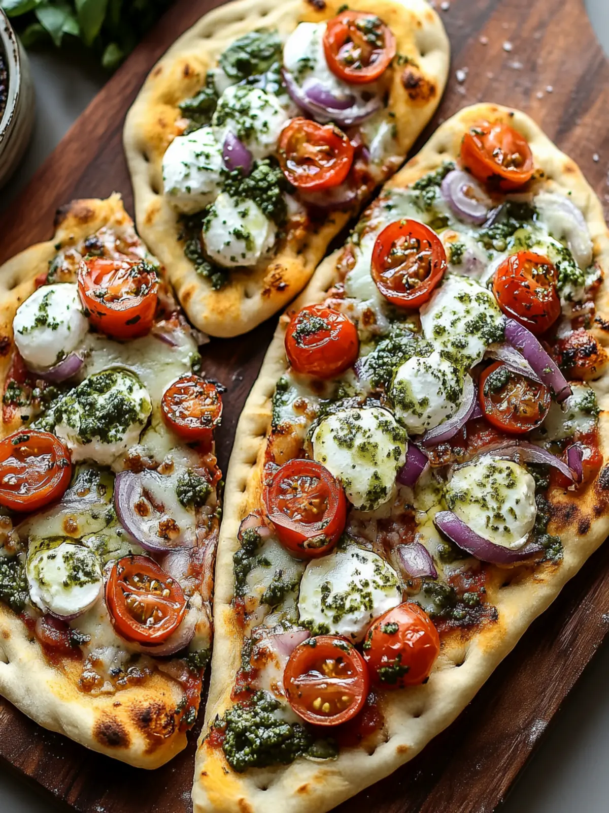 Savory Mediterranean Naan Pizzas for Quick Weeknight Dinners 3 Mediterranean Naan Pizzas