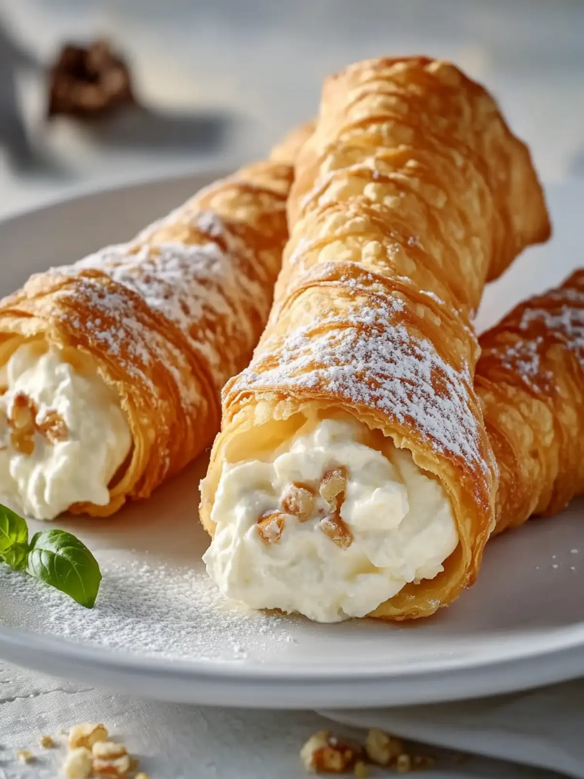 Italian Cream Stuffed Cannoncini for Sweet Celebrations 3 Italian Cream Stuffed Cannoncini