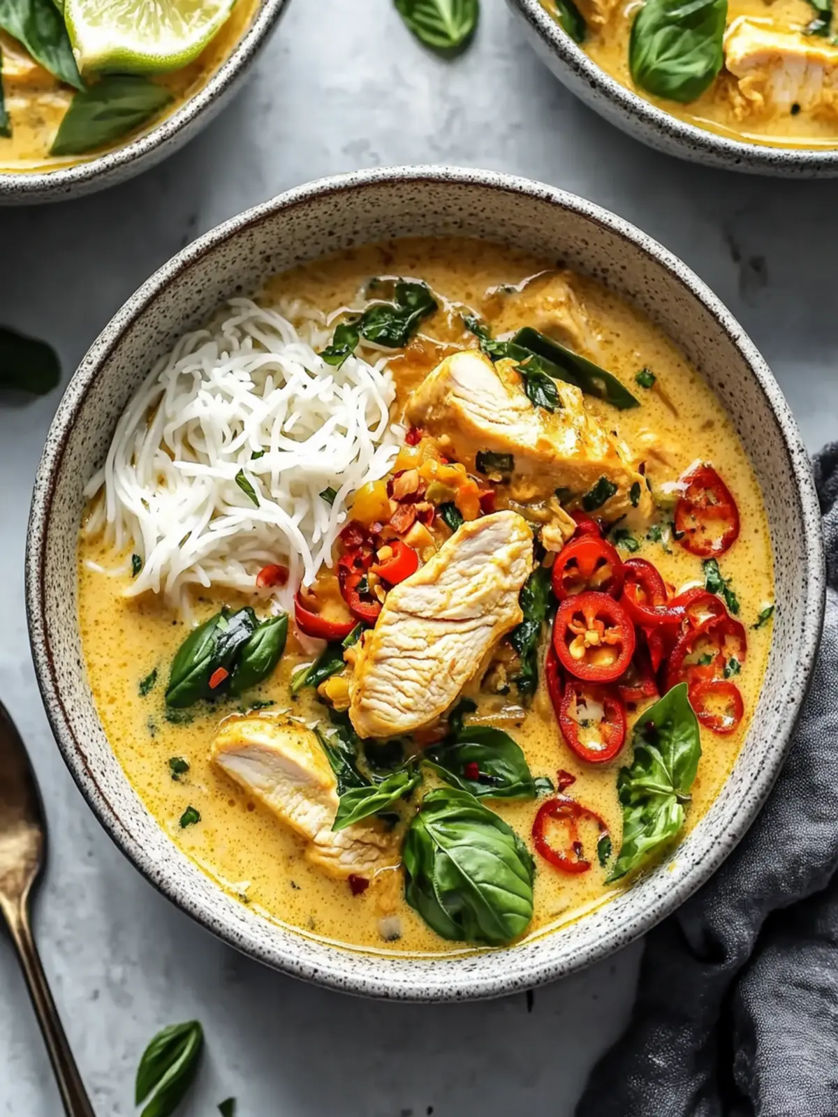 Lemongrass Broth Bowls with Yellow Curry Chicken Bliss Awaits 5 Lemongrass Broth Bowls with Yellow Curry Chicken Bliss