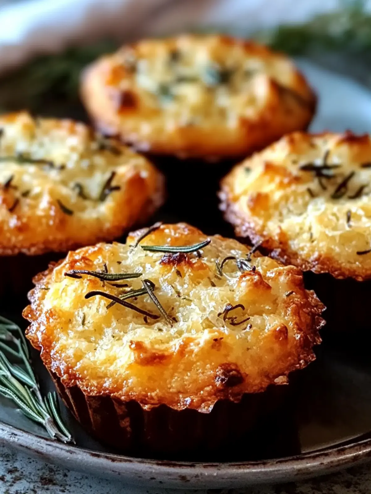 Golden Crust Garlic Rosemary Focaccia Muffins You’ll Love to Bake 4 Golden Crust Garlic Rosemary Focaccia Muffins