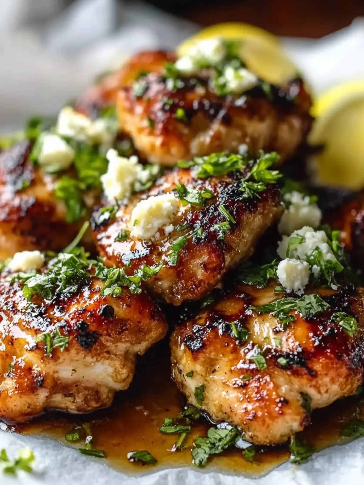 Crispy Baked Hot Honey Lemon Feta Chicken You'll Crave! 4 Crispy Baked Hot Honey Lemon Feta Chicken