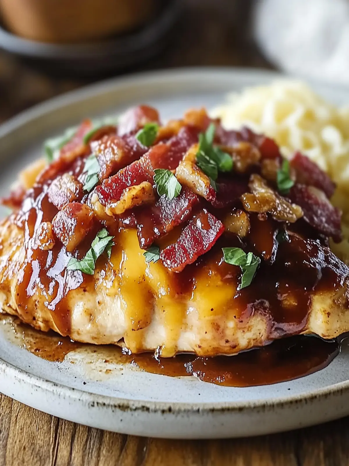 Savory Cowboy BBQ Bacon Cheddar Chicken for Family Nights 3 Savory Cowboy BBQ Bacon Cheddar Chicken