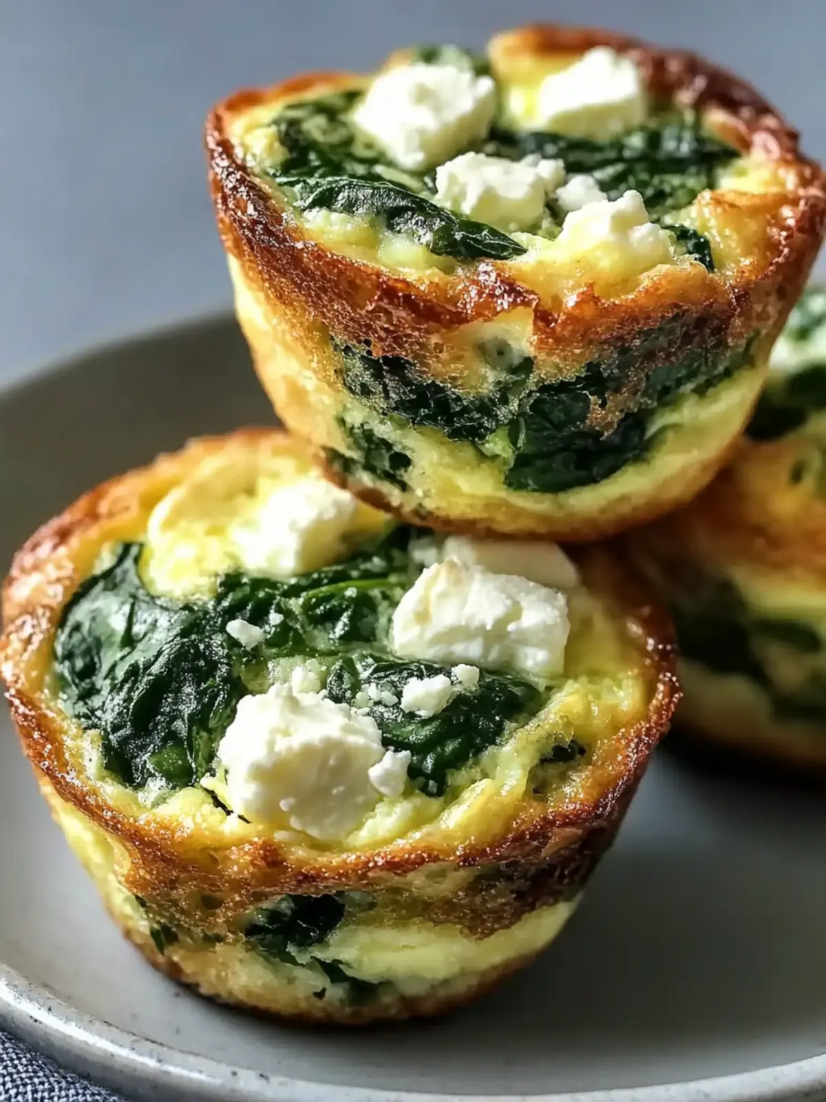 Spinach and Feta Egg Muffins: Your Quick Healthy Breakfast Boost 4 Spinach and Feta Egg Muffins