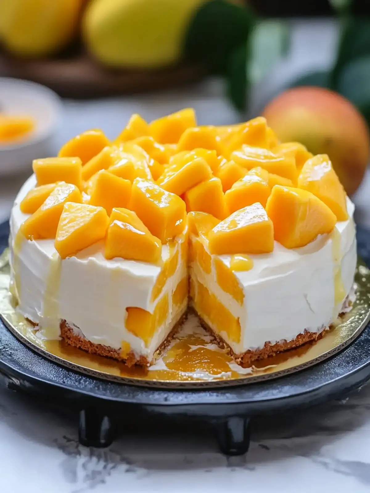 Mango Tres Leches Cake: Indulge in Tropical Bliss Today 2 Mango Tres Leches Cake