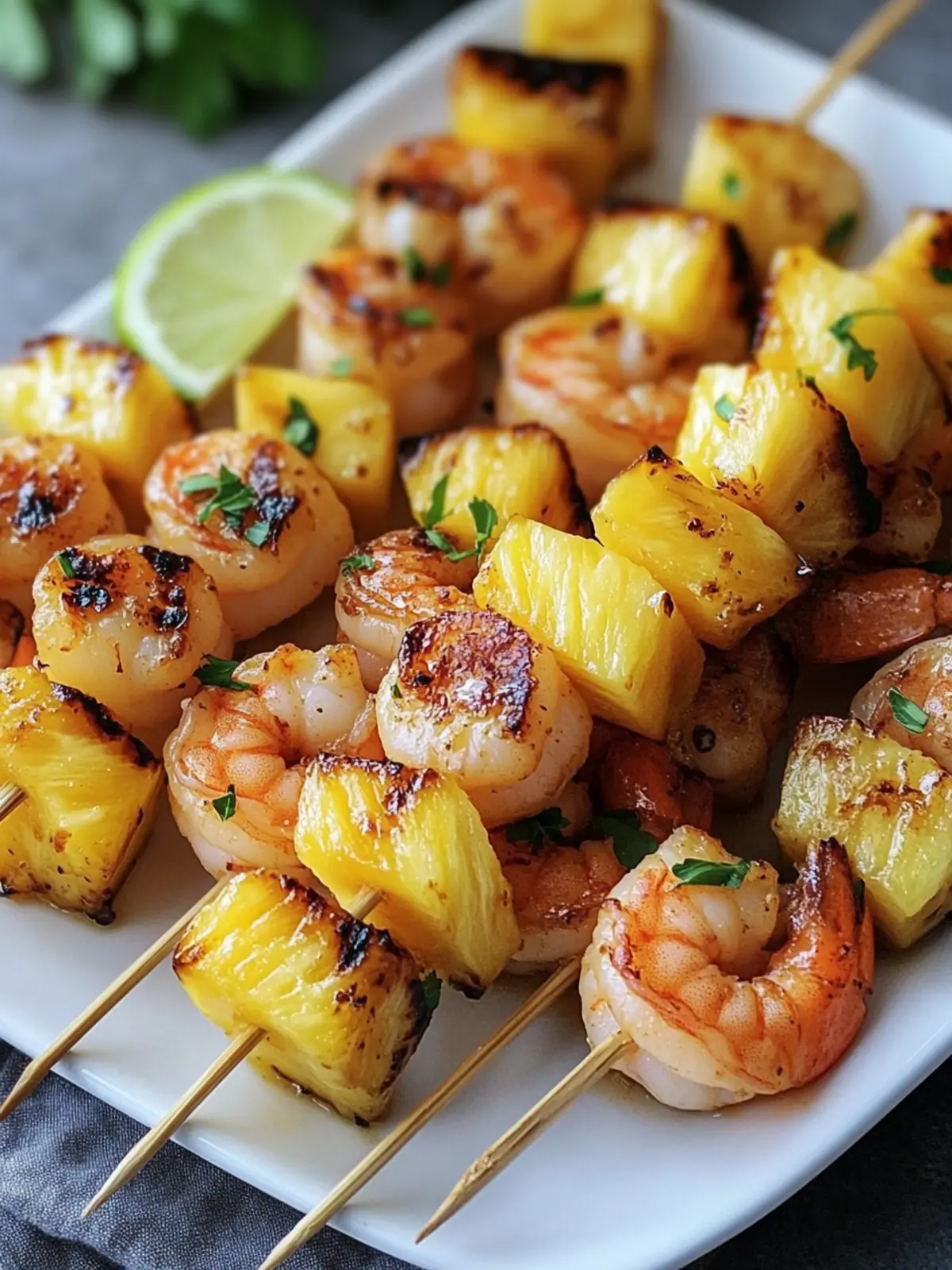 Zesty Pineapple Shrimp Skewers for Ultimate Summer Grilling 3 Pineapple Shrimp Skewers