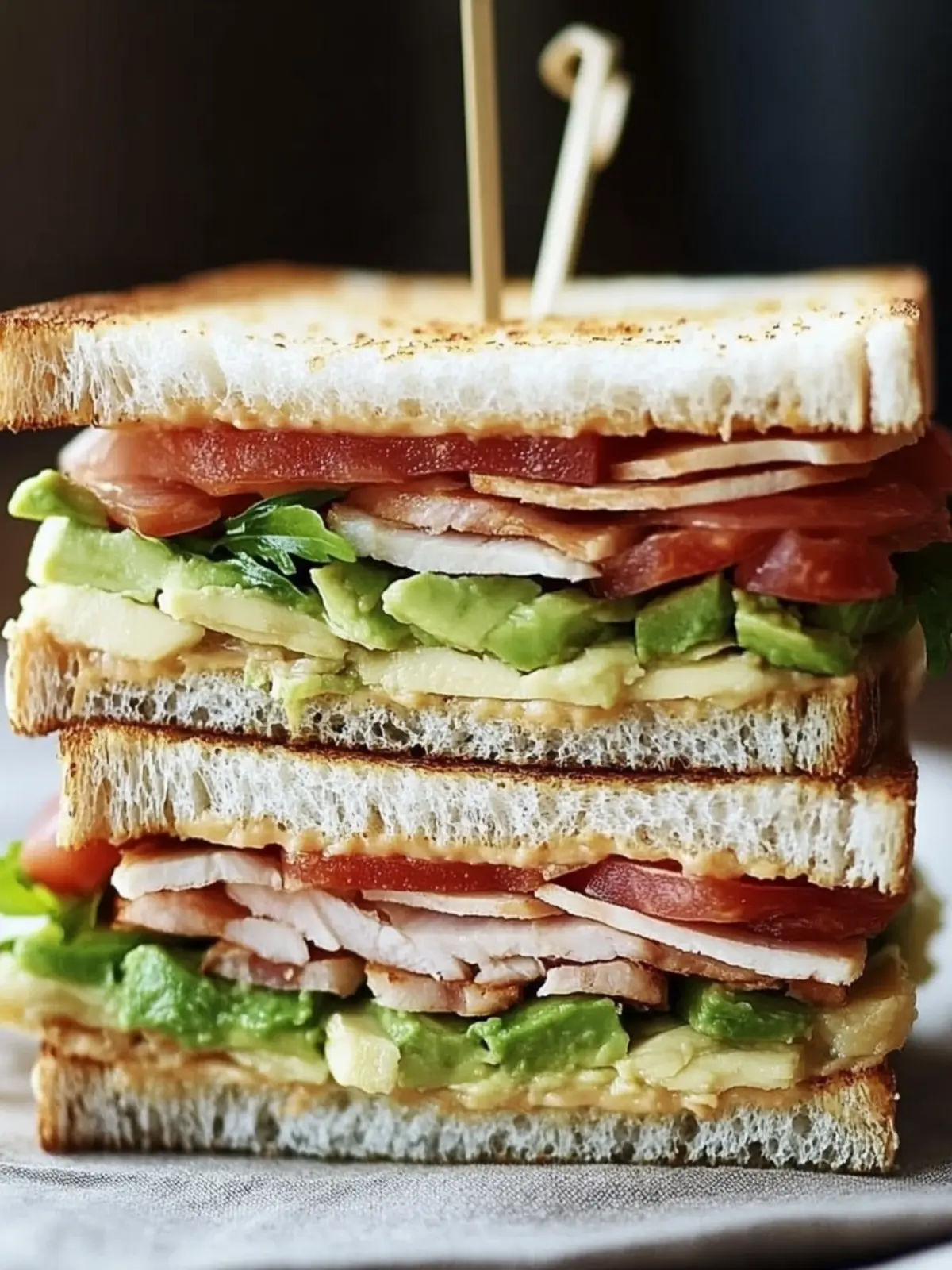Ultimate Turkey Avocado Club Sandwich You’ll Love Making 2 Turkey Avocado Club Sandwich