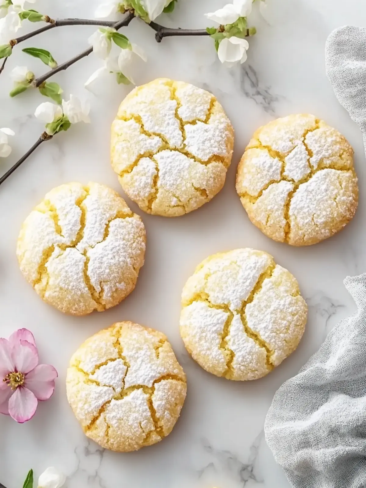 Chewy Springtime Crinkle Cookies for an Irresistible Treat 2 Chewy Springtime Crinkle Cookies