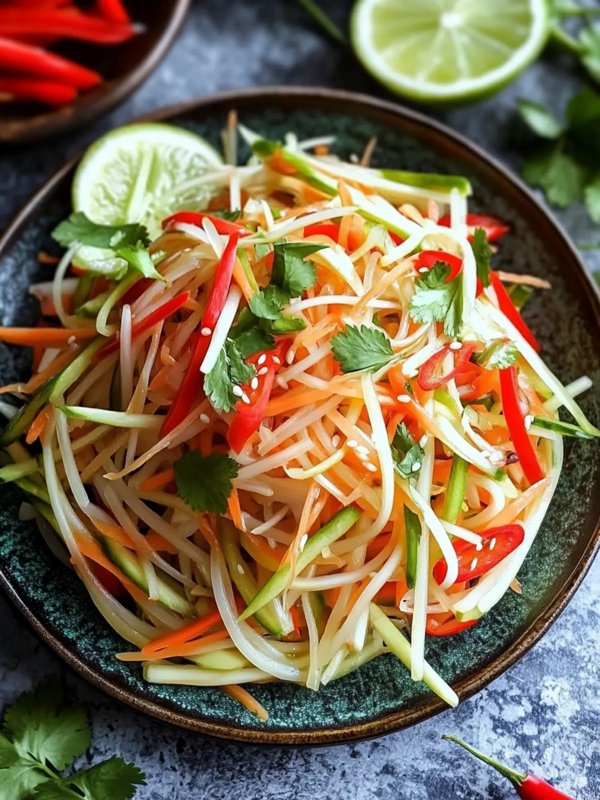 Fresh and Zesty Lao Papaya Salad for Your Next Meal Upgrade 4 Lao Papaya Salad