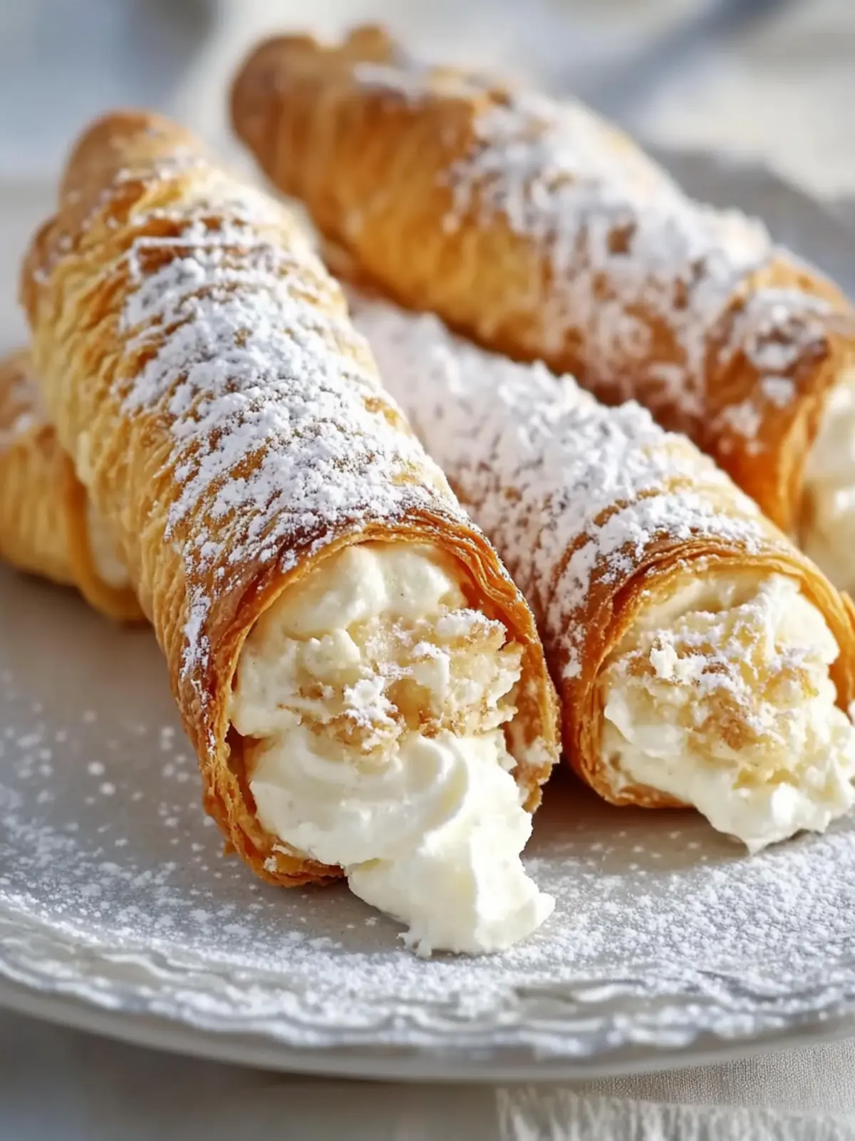 Italian Cream Stuffed Cannoncini for Sweet Celebrations 5 Italian Cream Stuffed Cannoncini