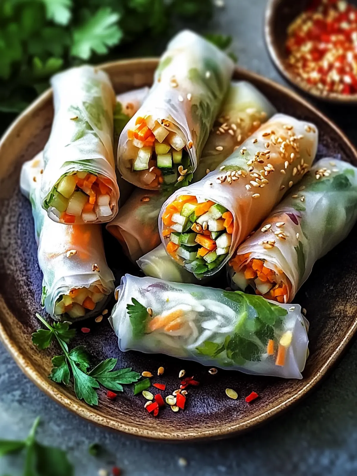 Crispy Veggie Spring Rolls: Quick and Customizable Delight 3 Crispy Veggie Spring Rolls