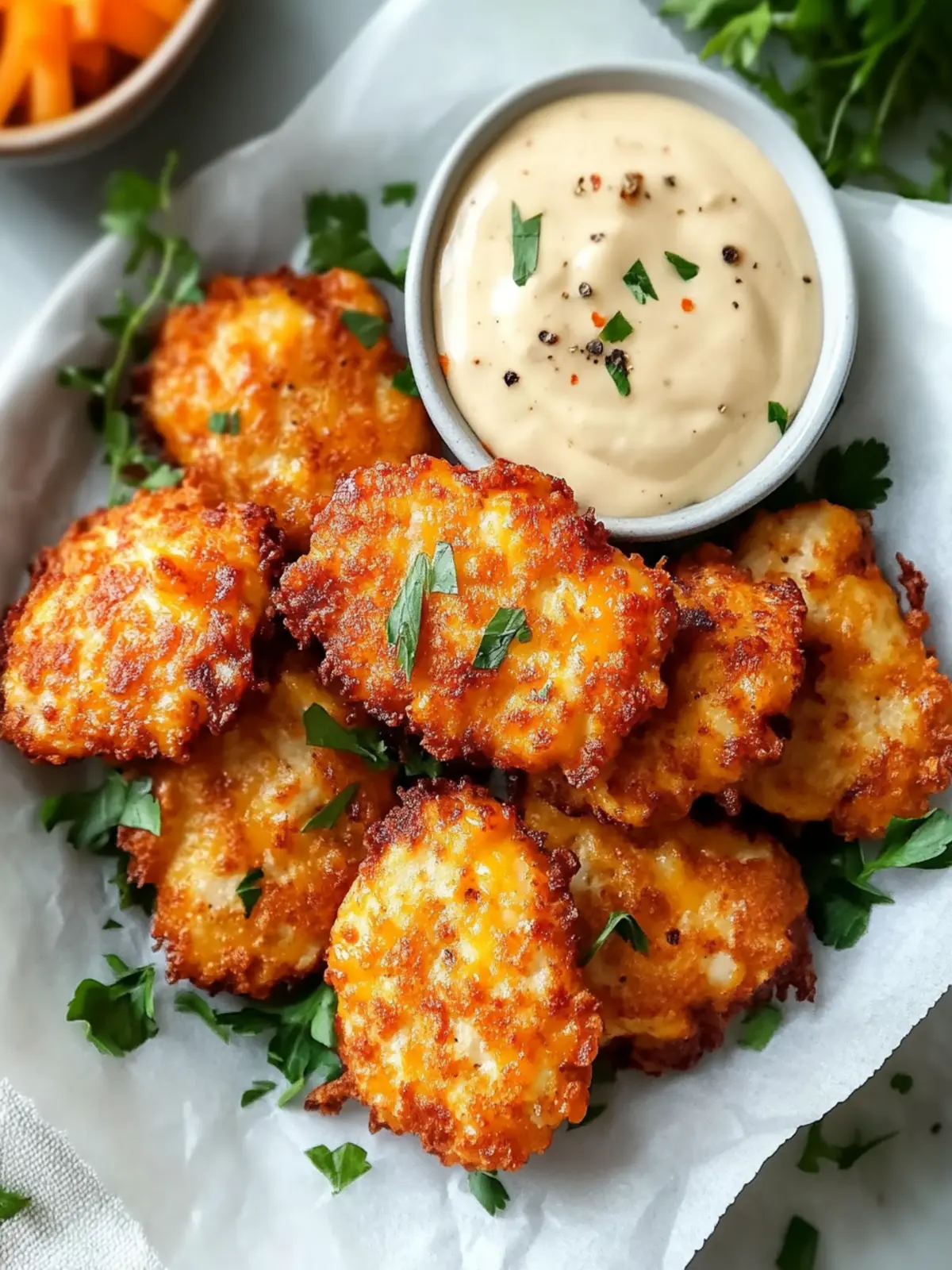 Crispy Cheesy Chicken Fritters: The Ultimate Weeknight Treat 4 Crispy Cheesy Chicken Fritters