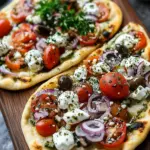 Savory Mediterranean Naan Pizzas for Quick Weeknight Dinners 7 Mediterranean Naan Pizzas