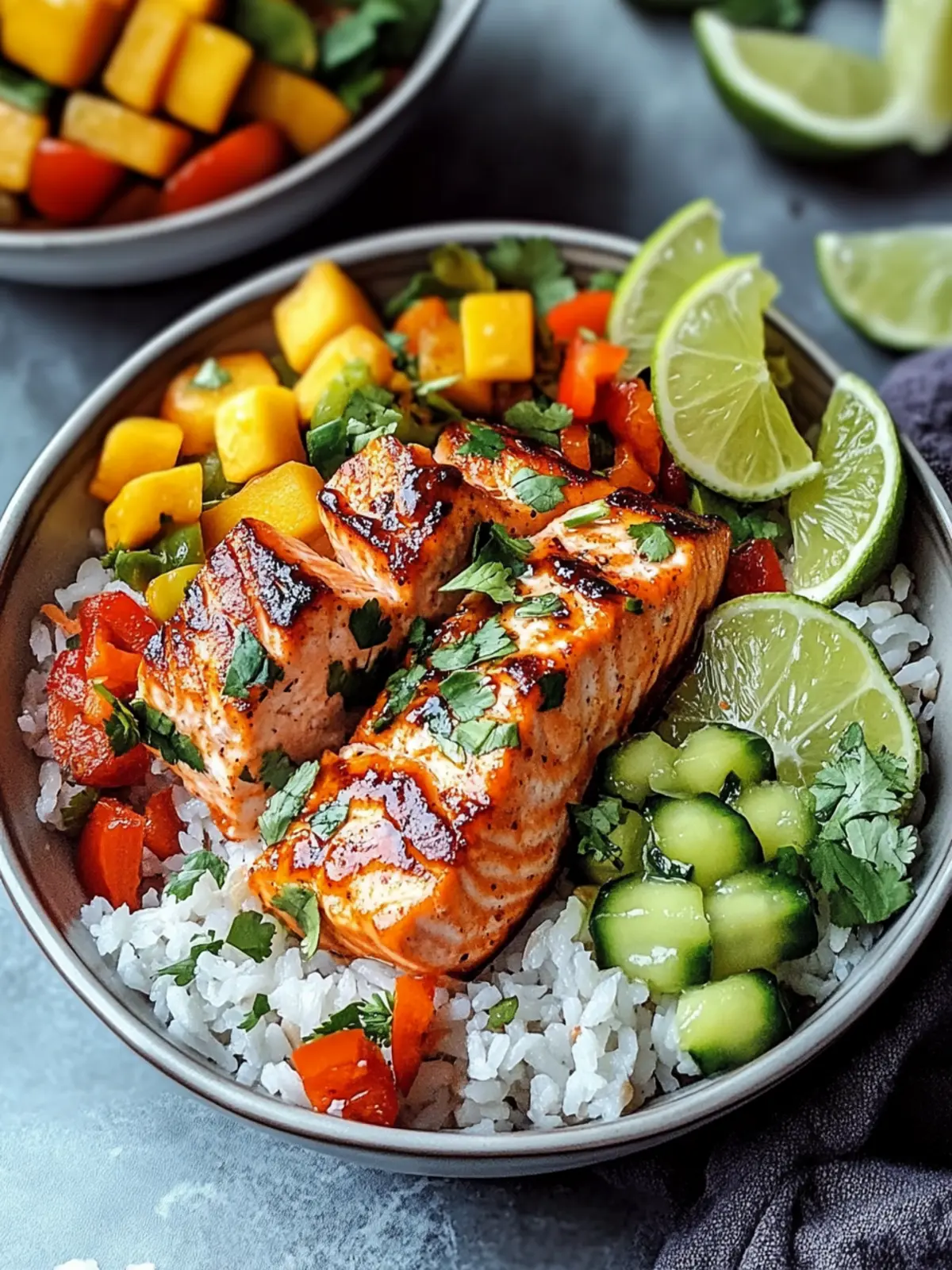 Chili Lime Salmon Bowls: Quick, Customizable Flavor Explosion 2 Chili Lime Salmon Bowls