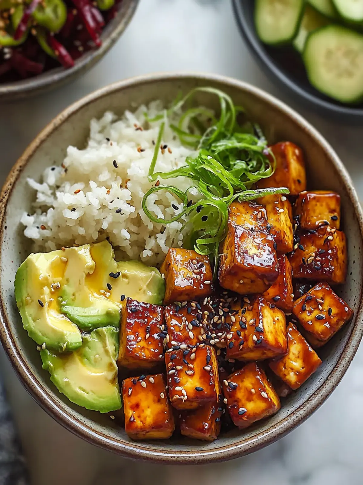 Sweet Soy Glazed Tofu Bowls for a Flavor-Packed Dinner 4 Sweet Soy Glazed Tofu Bowls