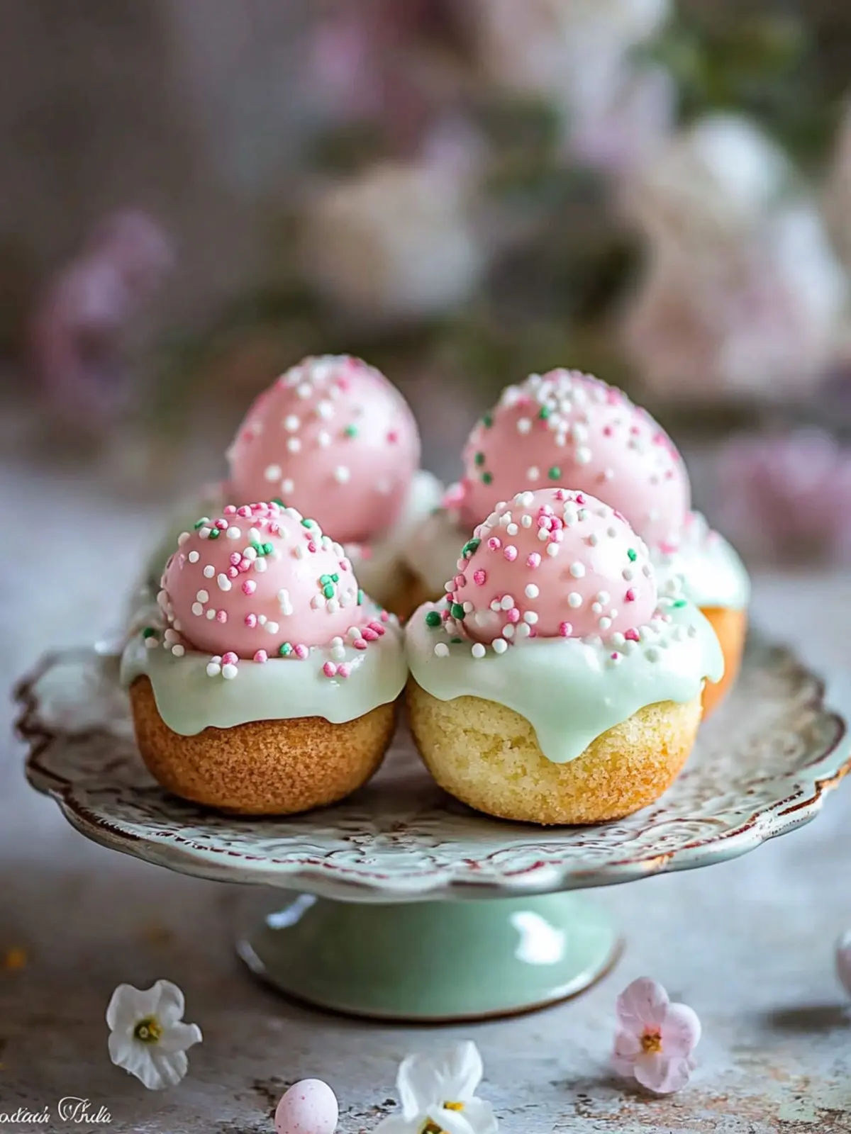 Mini Easter Egg Cakes: Festive Spring Bites for Everyone 2 Mini Easter Egg Cakes