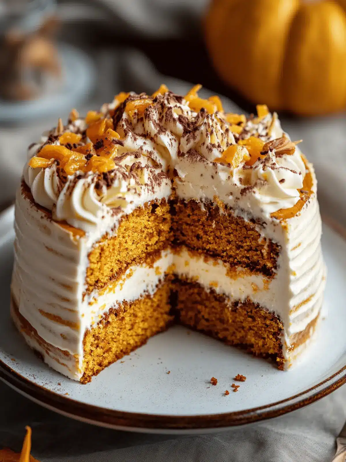 Delicious Pumpkin Quake Cake with Cream Cheese Surprise 5 Pumpkin Quake Cake