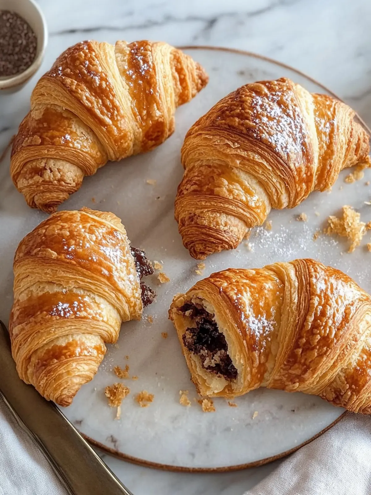 Delicious Cookie Croissants: Flaky Treats with Sweet Surprises 3 Cookie Croissants