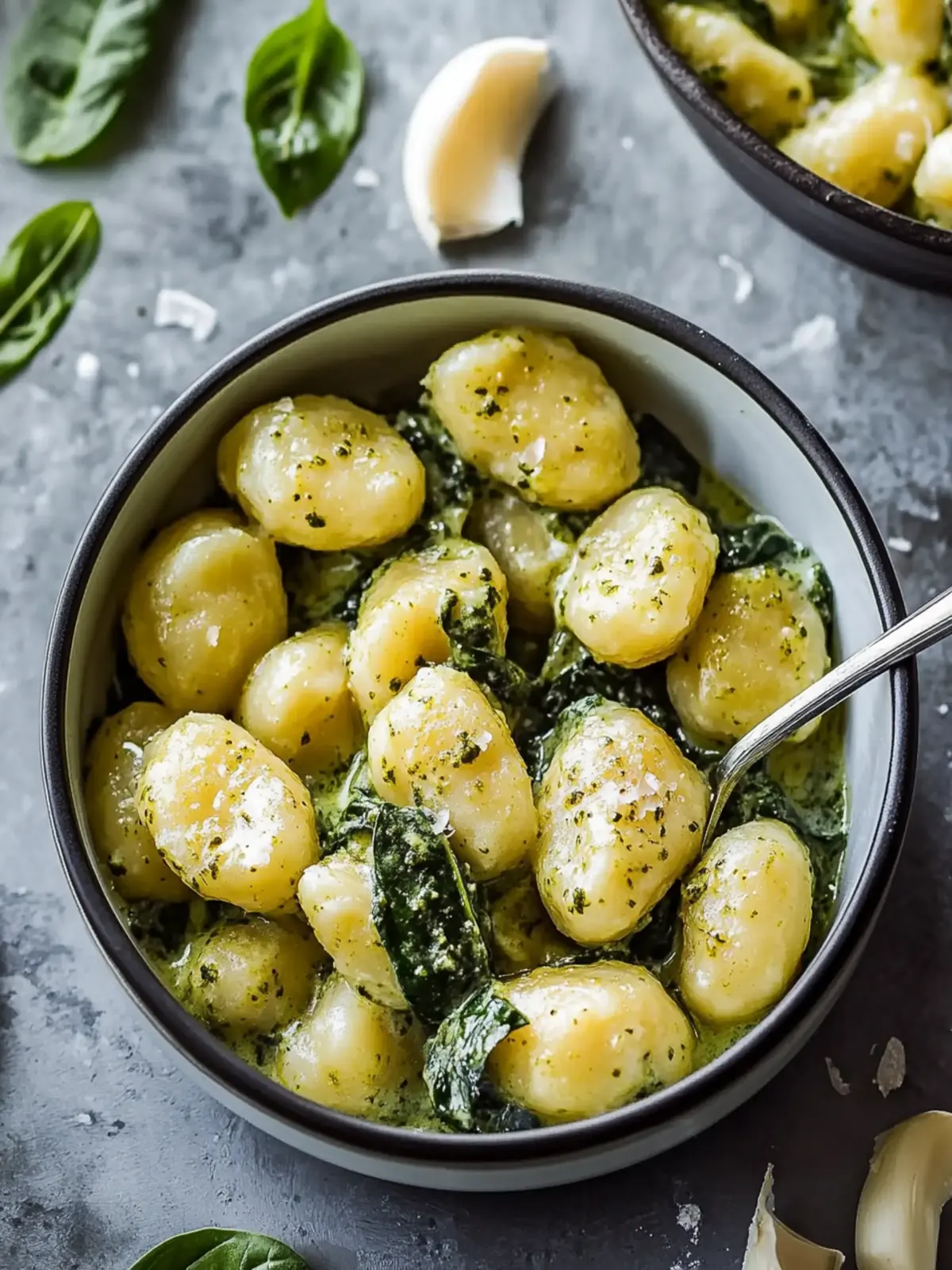 Creamy Pesto Gnocchi with Spinach and Artichokes in 30 Minutes 2 Creamy Pesto Gnocchi with Spinach and Artichokes