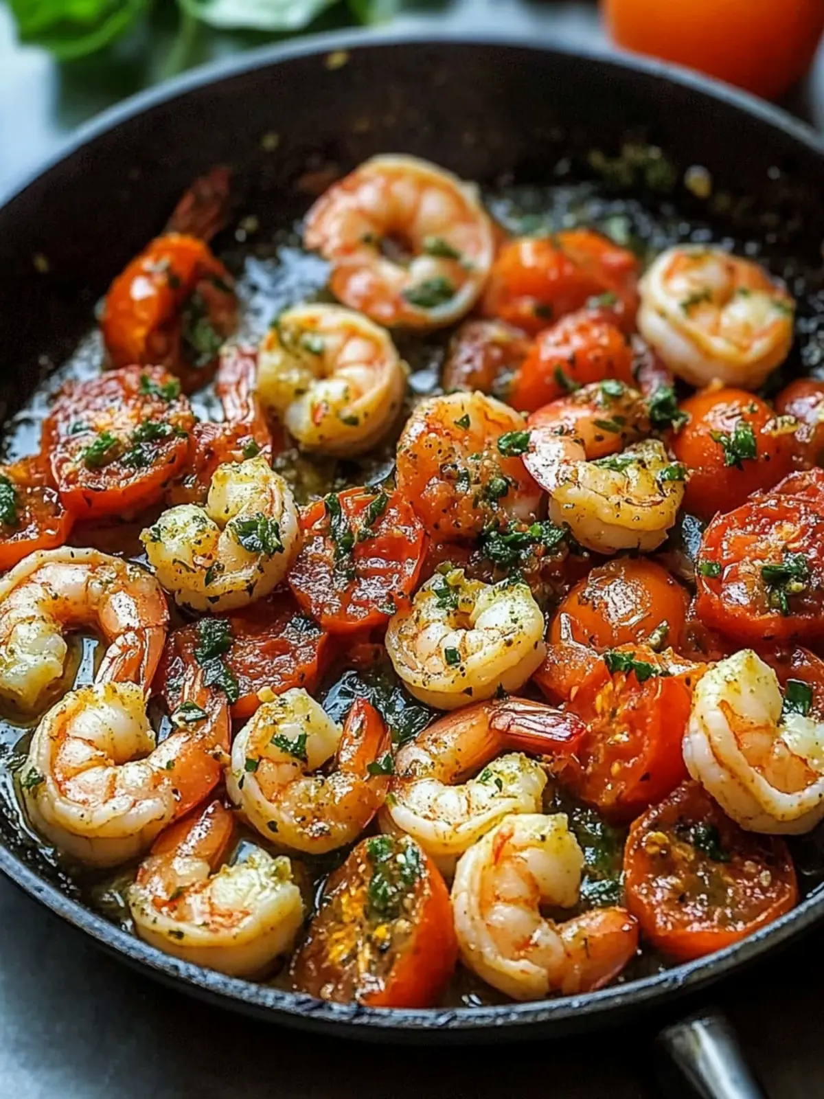 Shrimp Tomato Basil Skillet: Quick, Flavor-Packed Delight 5 Shrimp Tomato Basil Skillet