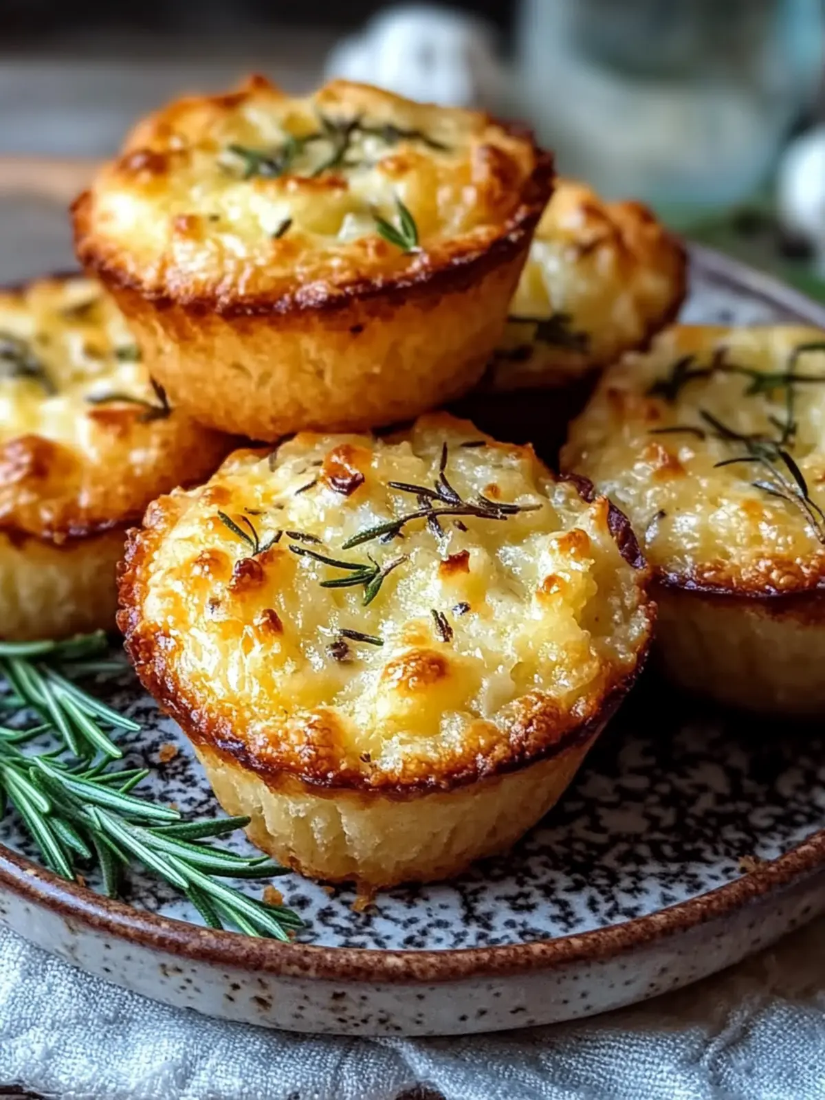Golden Crust Garlic Rosemary Focaccia Muffins You’ll Love to Bake 3 Golden Crust Garlic Rosemary Focaccia Muffins