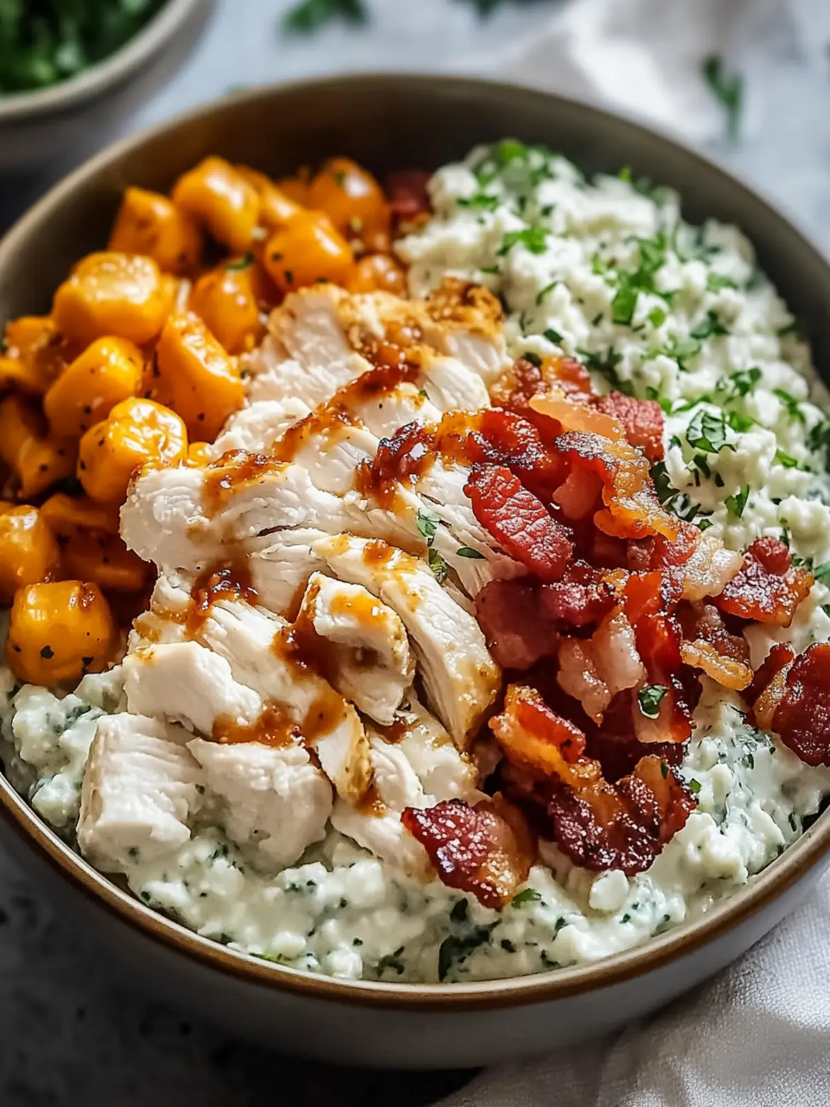 Wholesome Chicken Bacon Ranch Cottage Cheese Bowl You’ll Love 5 Chicken Bacon Ranch Cottage Cheese Bowl