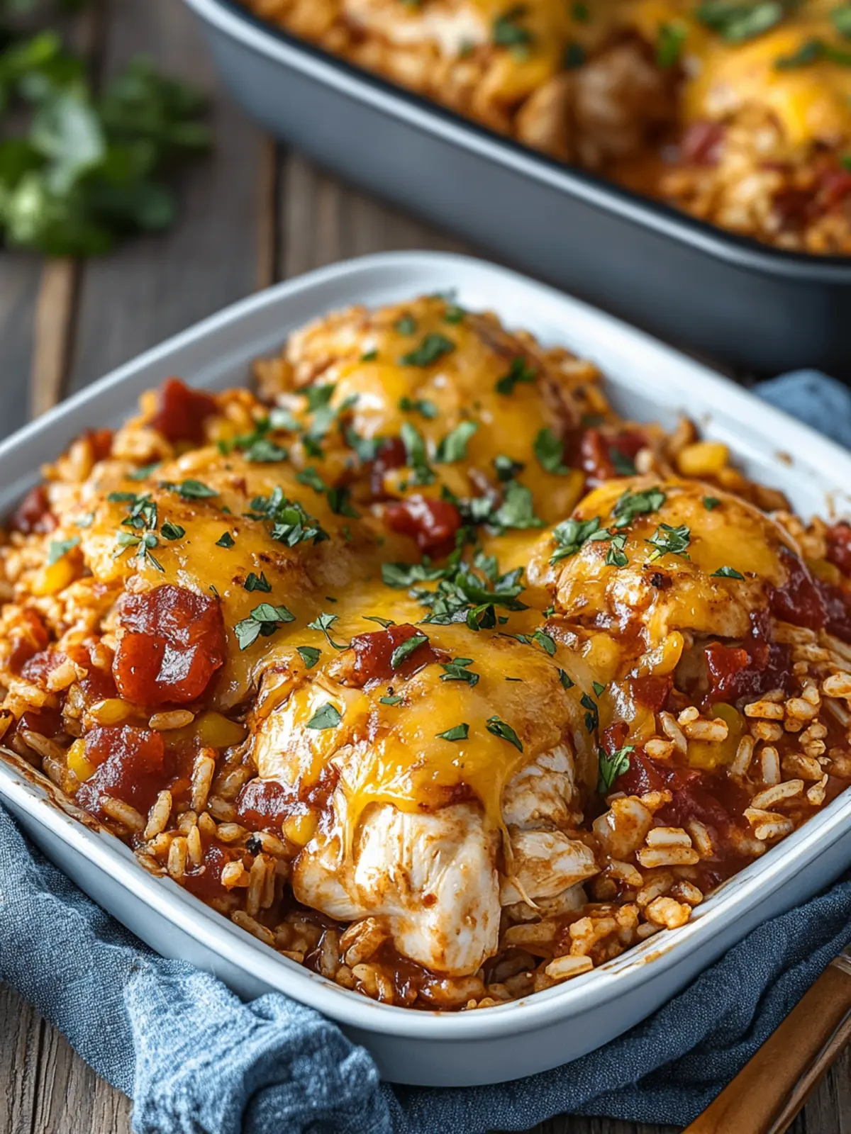 Savor the Comfort: BBQ Ranch Chicken & Rice Bake Delight 2 BBQ Ranch Chicken & Rice Bake