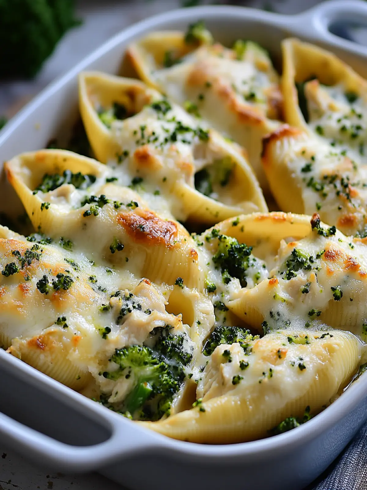 Delicious Chicken & Broccoli Stuffed Shells for Family Fun 5 Chicken & Broccoli Stuffed Shells