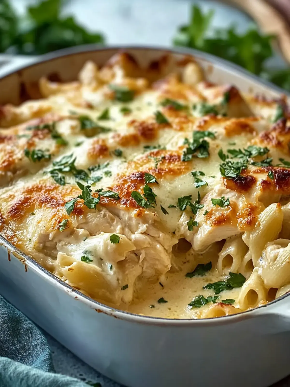 Creamy Baked Chicken Alfredo for Effortless Weeknight Dinners 5 Baked Chicken Alfredo