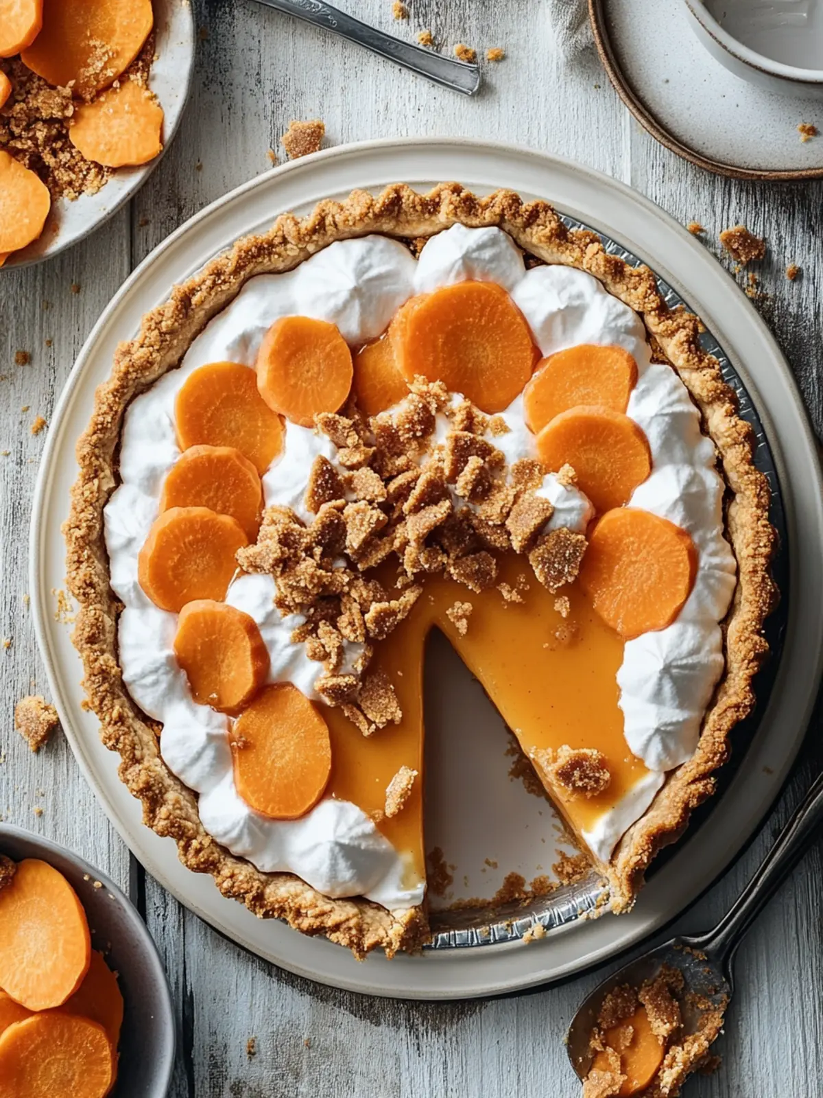 Honey Carrot Pie with Biscoff Crust: A Sweet Twist on Tradition 3 Honey Carrot Pie with Biscoff Crust