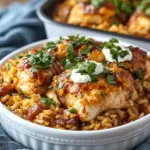 Savor the Comfort: BBQ Ranch Chicken & Rice Bake Delight 3 BBQ Ranch Chicken & Rice Bake