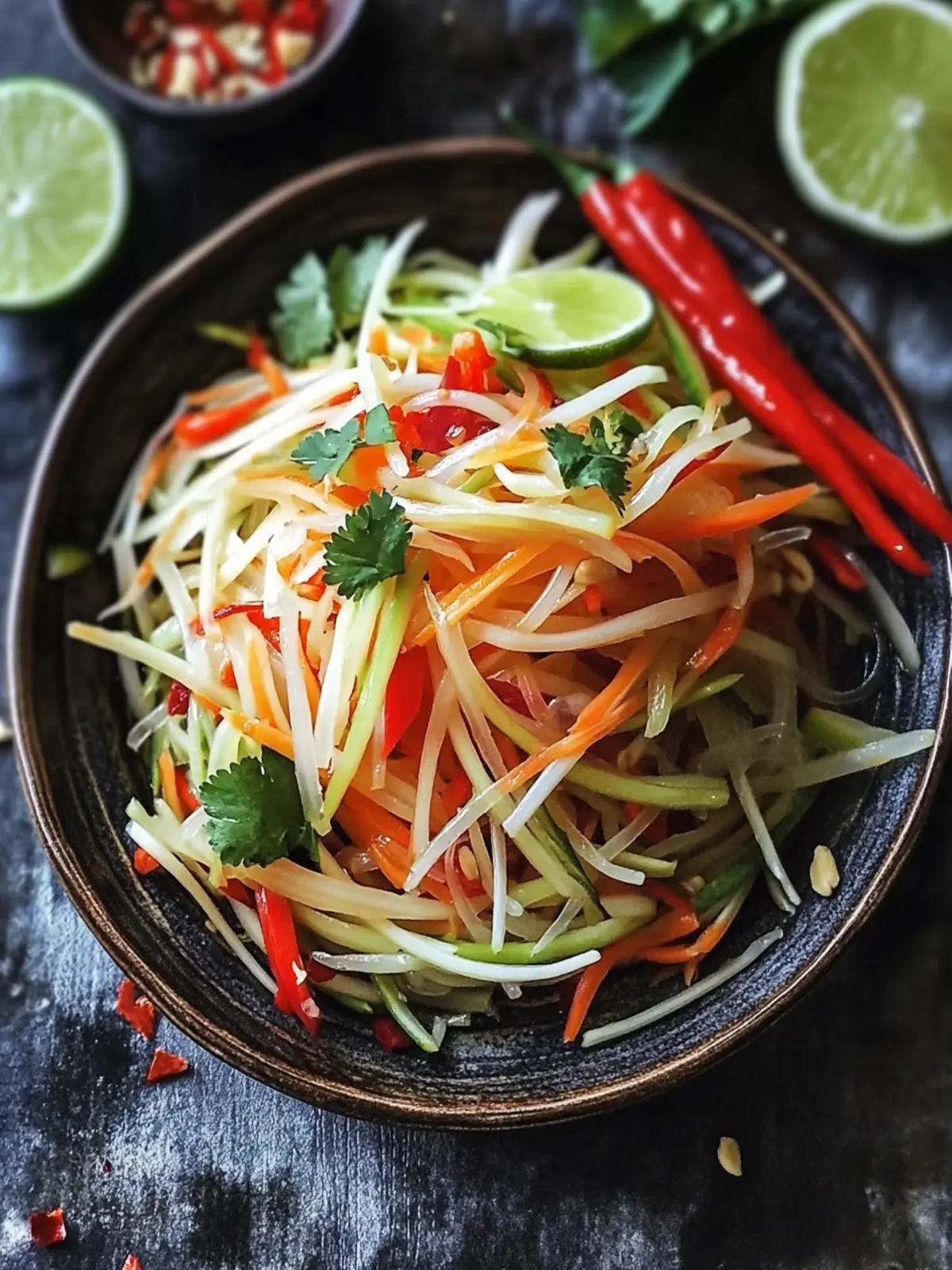 Fresh and Zesty Lao Papaya Salad for Your Next Meal Upgrade 3 Lao Papaya Salad