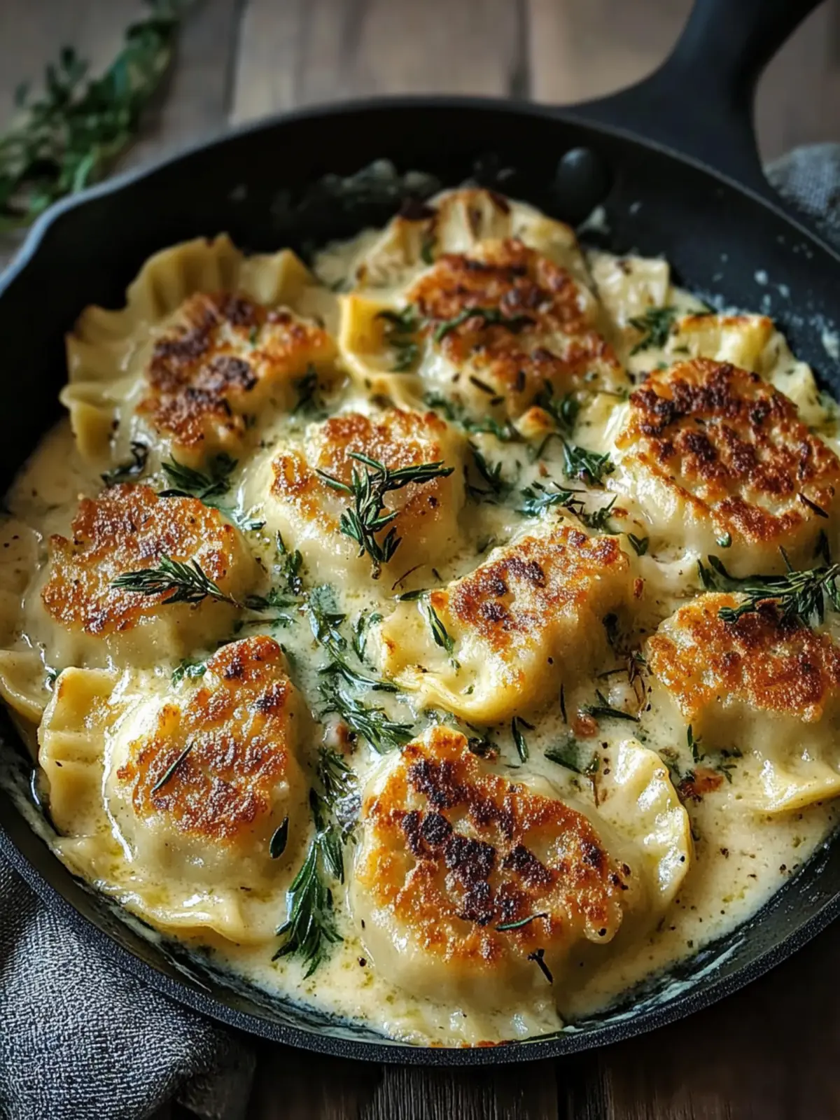 One-Pan Creamy Pierogi with Turkey Sausage for Busy Weeknights 3 One-Pan Creamy Pierogi with Turkey Sausage