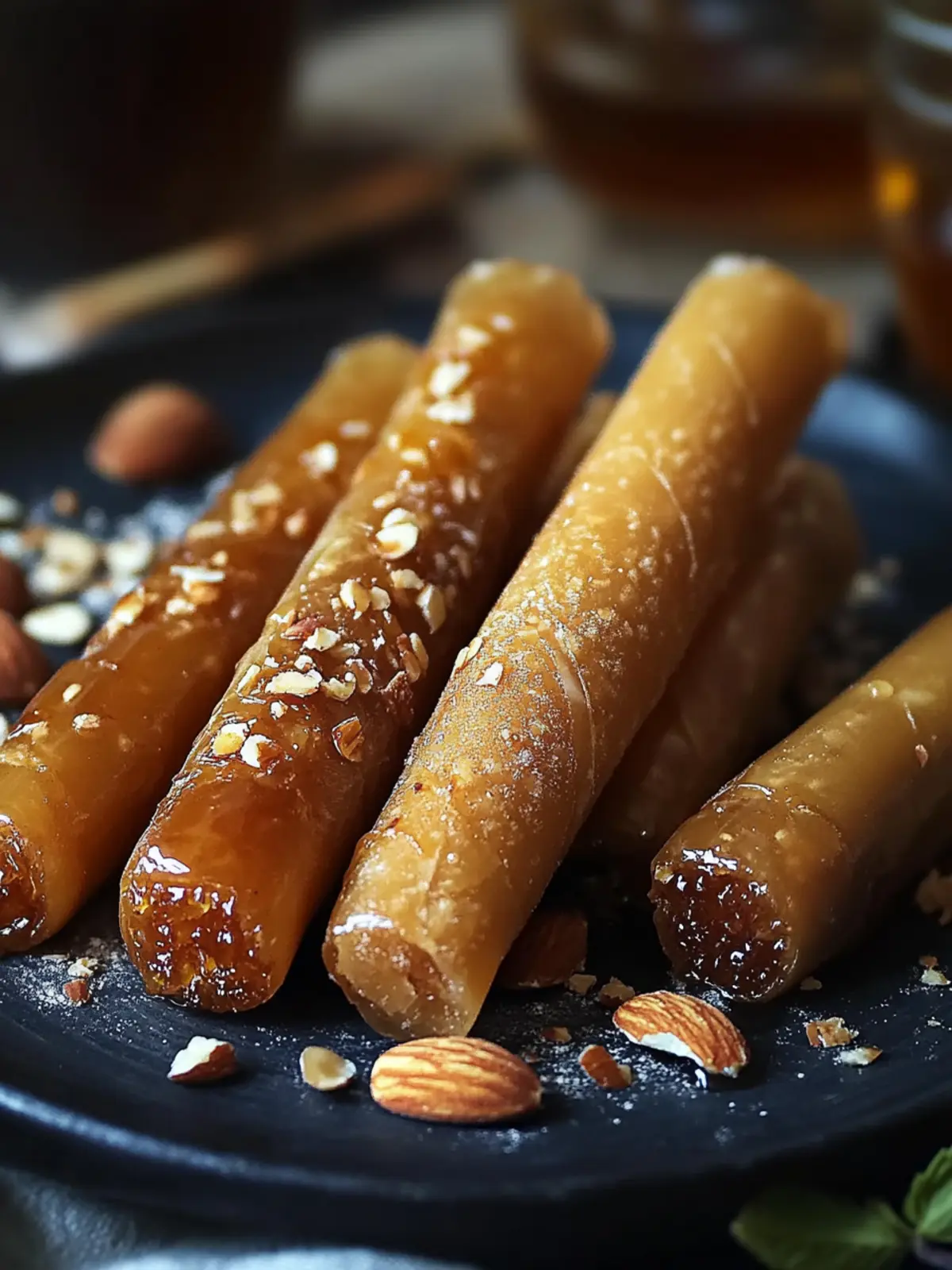 Moroccan Honey and Almond Cigars: Gluten-Free Sweet Bliss 4 Moroccan Honey and Almond Cigars