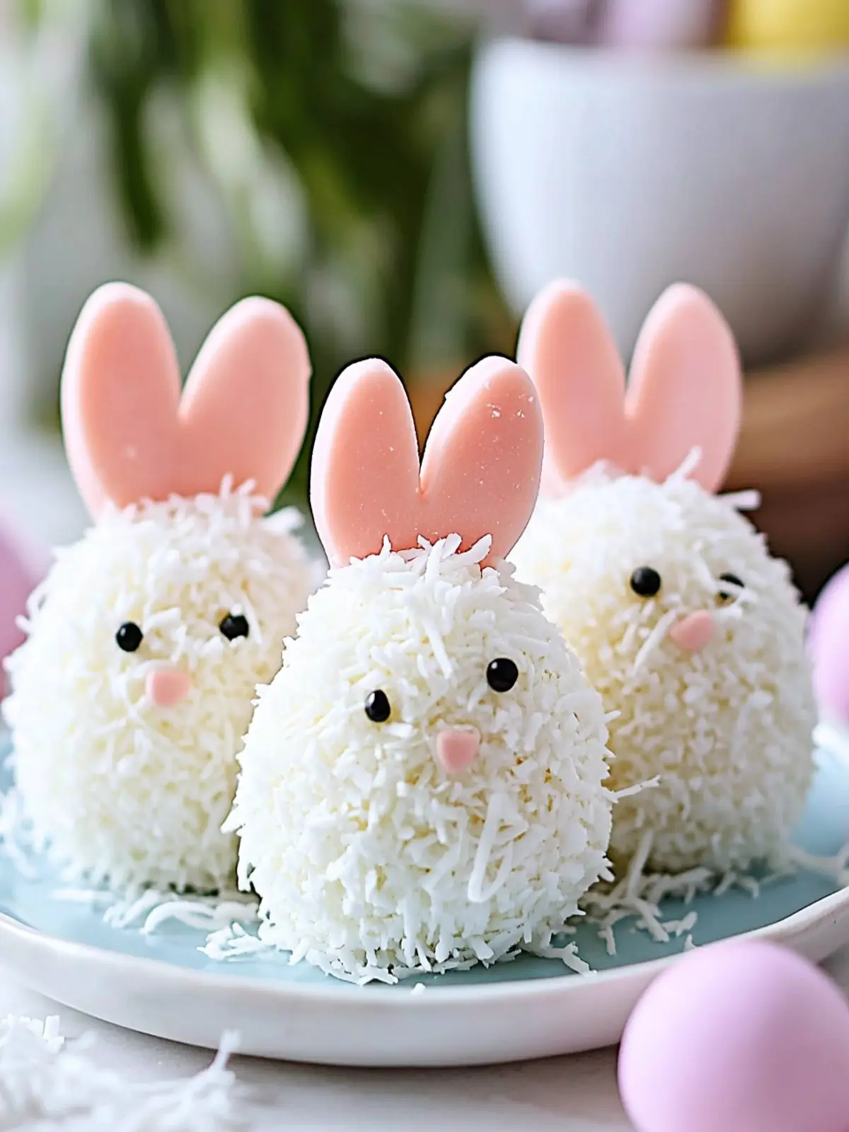 Easter Bunny Coconut Tails: Fun No-Bake Treats for Kids! 2 Easter Bunny Coconut Tails