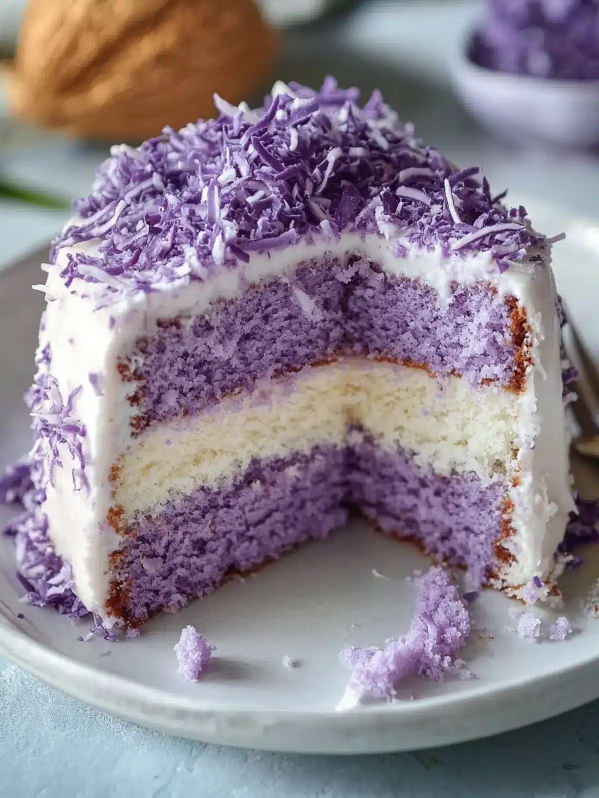 Ube Coconut Cake: Your New Favorite Tropical Dessert 5 Ube Coconut Cake