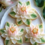 Delicious Lotus Flower Cookies with Fun Buttercream Joy 6 Lotus Flower Cookies