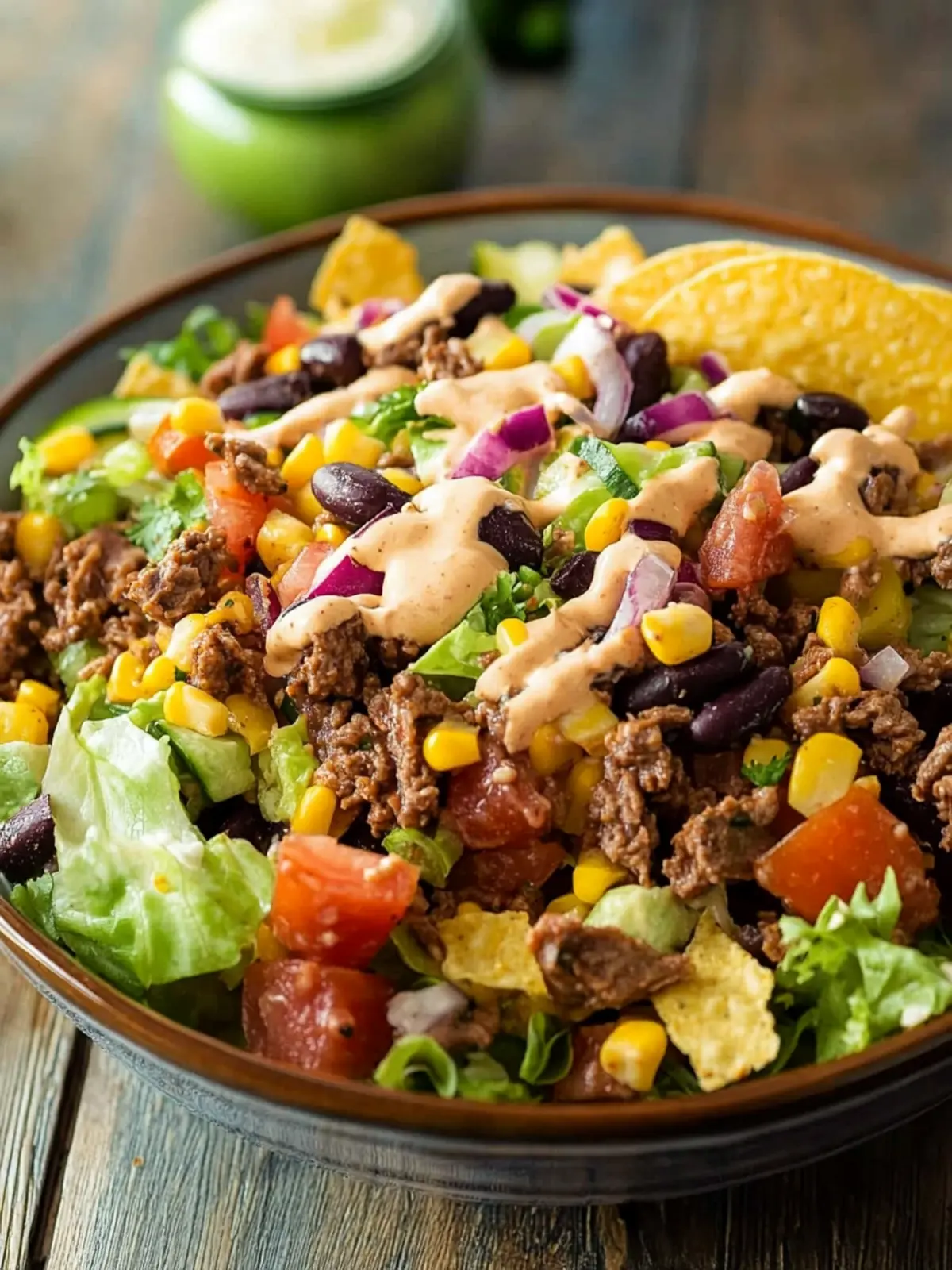 Delicious Beef Taco Salad Ready in Just 30 Minutes 3 Beef Taco Salad